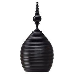 Set of Five Decorative Wooden Vessels