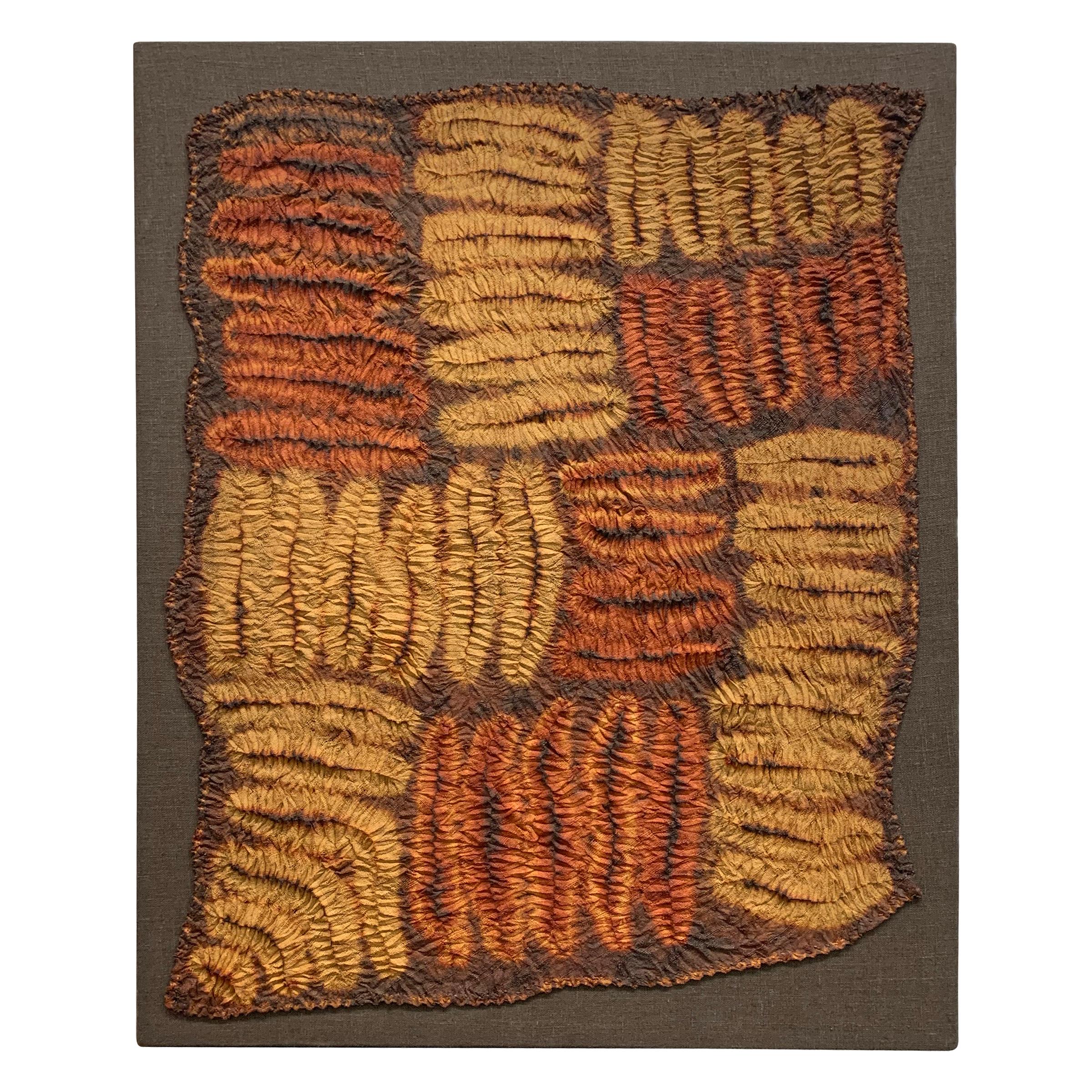 Ivorian Set of Five Dida Tie-Dyed Ceremonial Kerchiefs