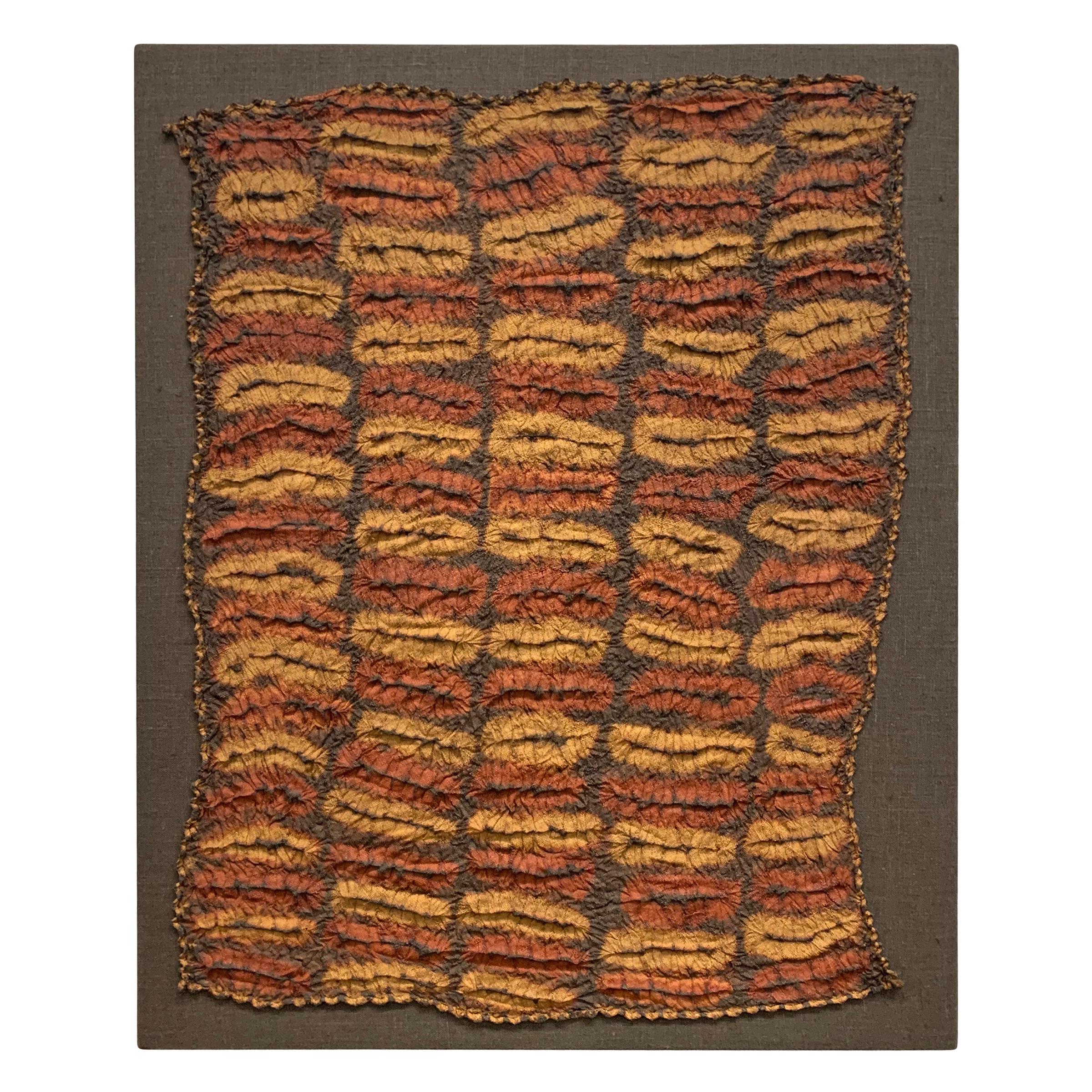 Hand-Woven Set of Five Dida Tie-Dyed Ceremonial Kerchiefs