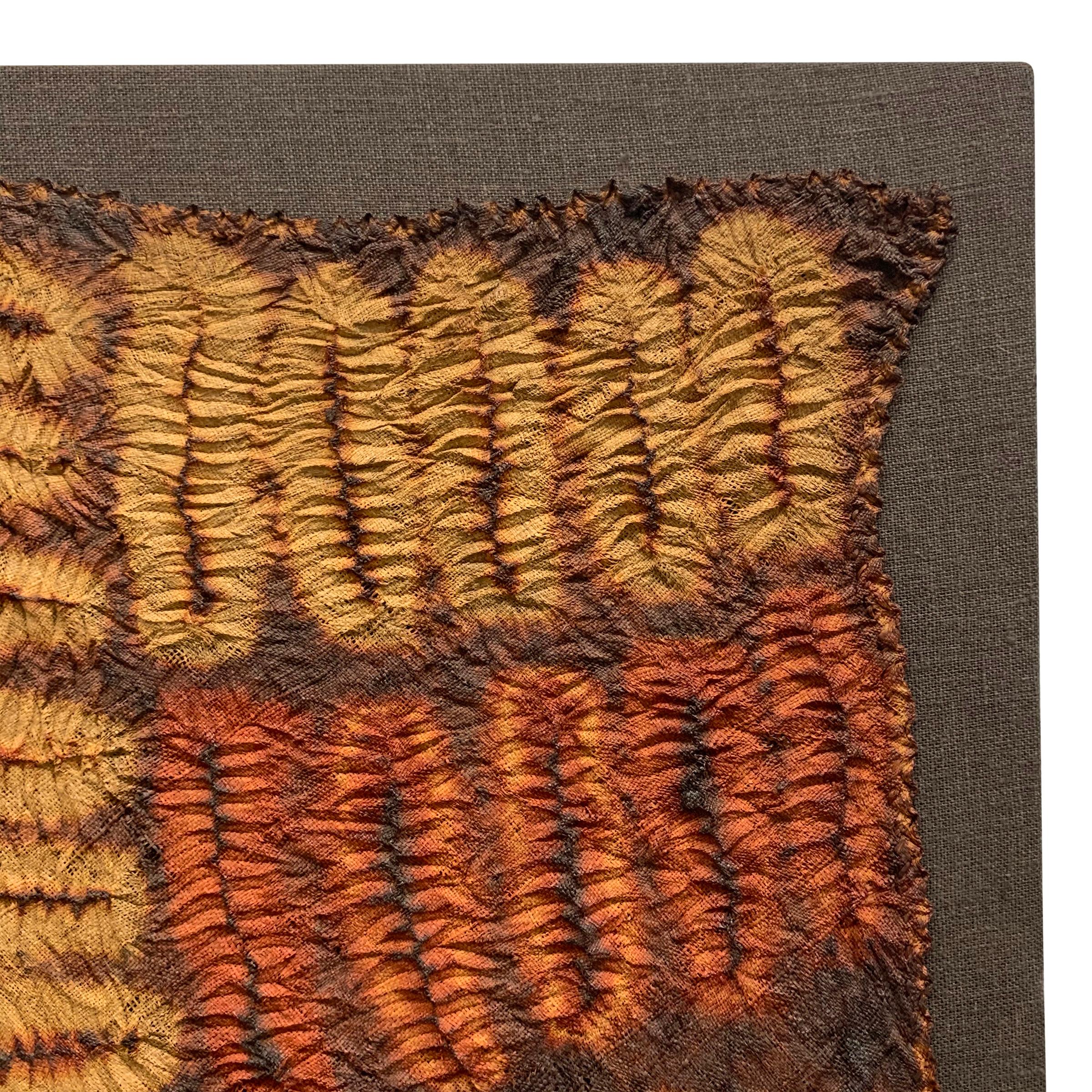 Raffia Set of Five Dida Tie-Dyed Ceremonial Kerchiefs