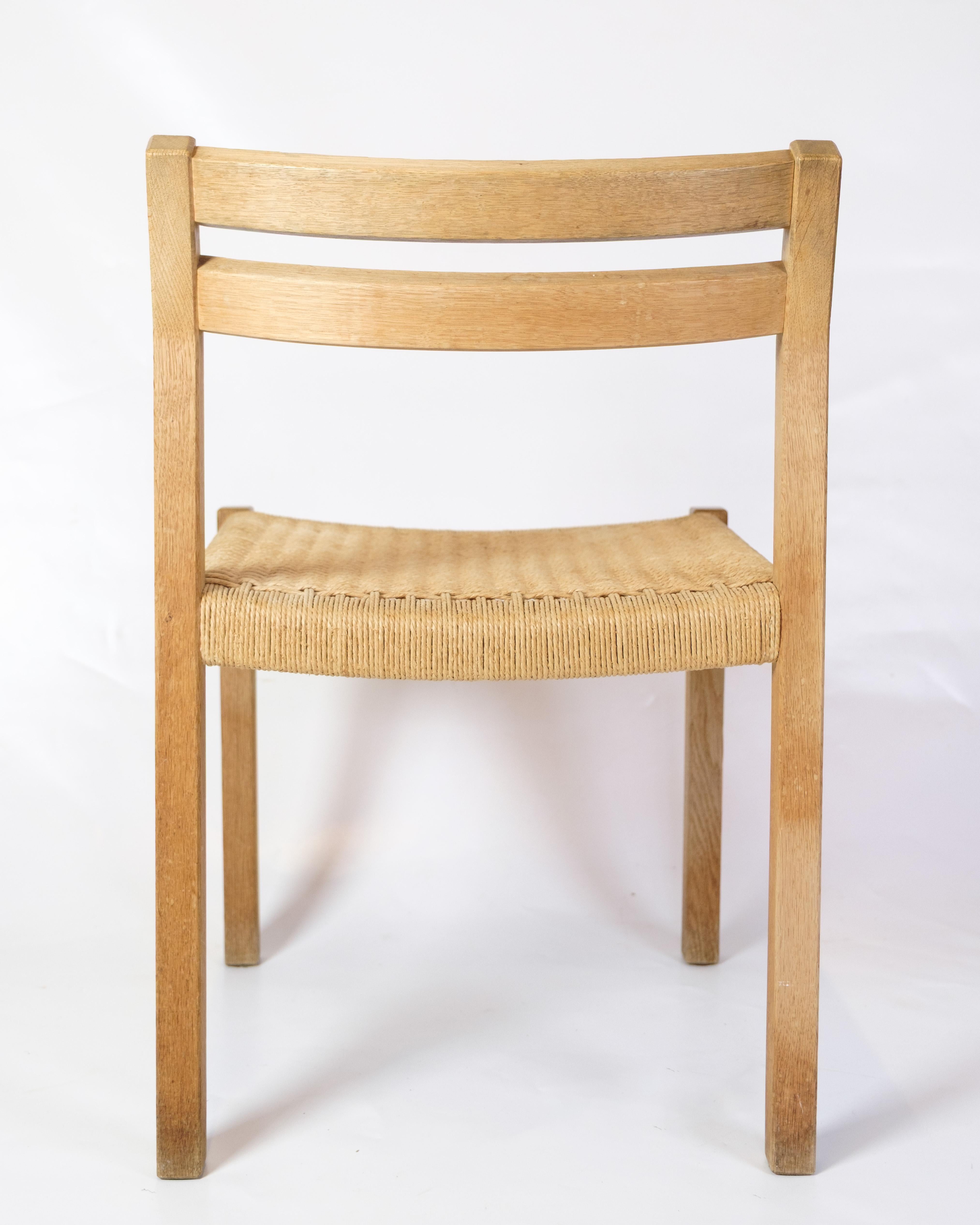 Quercia Set di cinque sedie da pranzo modello 401 in Oak di Jørgen H. Møller degli anni '60 in vendita