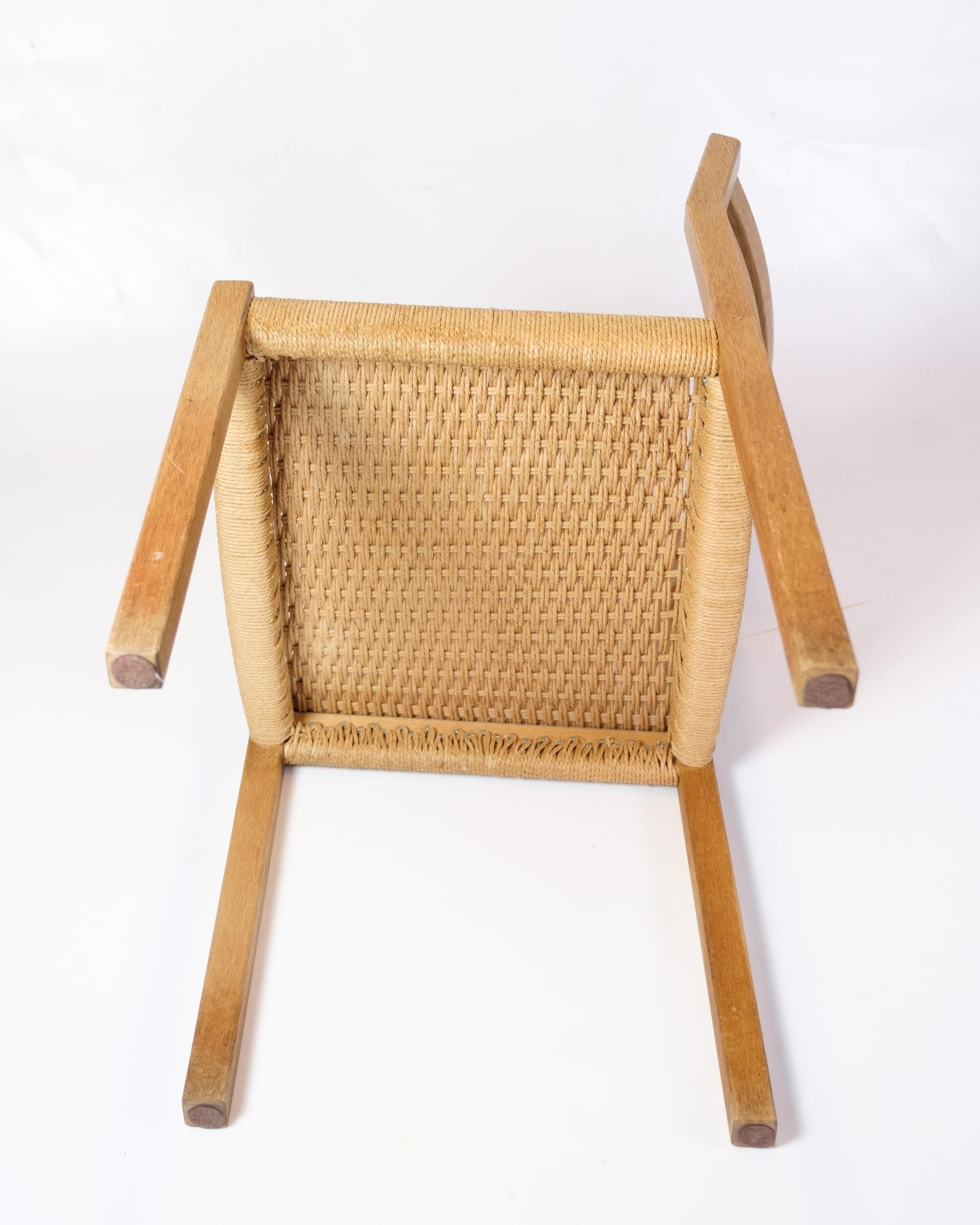 Set di cinque sedie da pranzo modello 401 in Oak di Jørgen H. Møller degli anni '60 in vendita 1