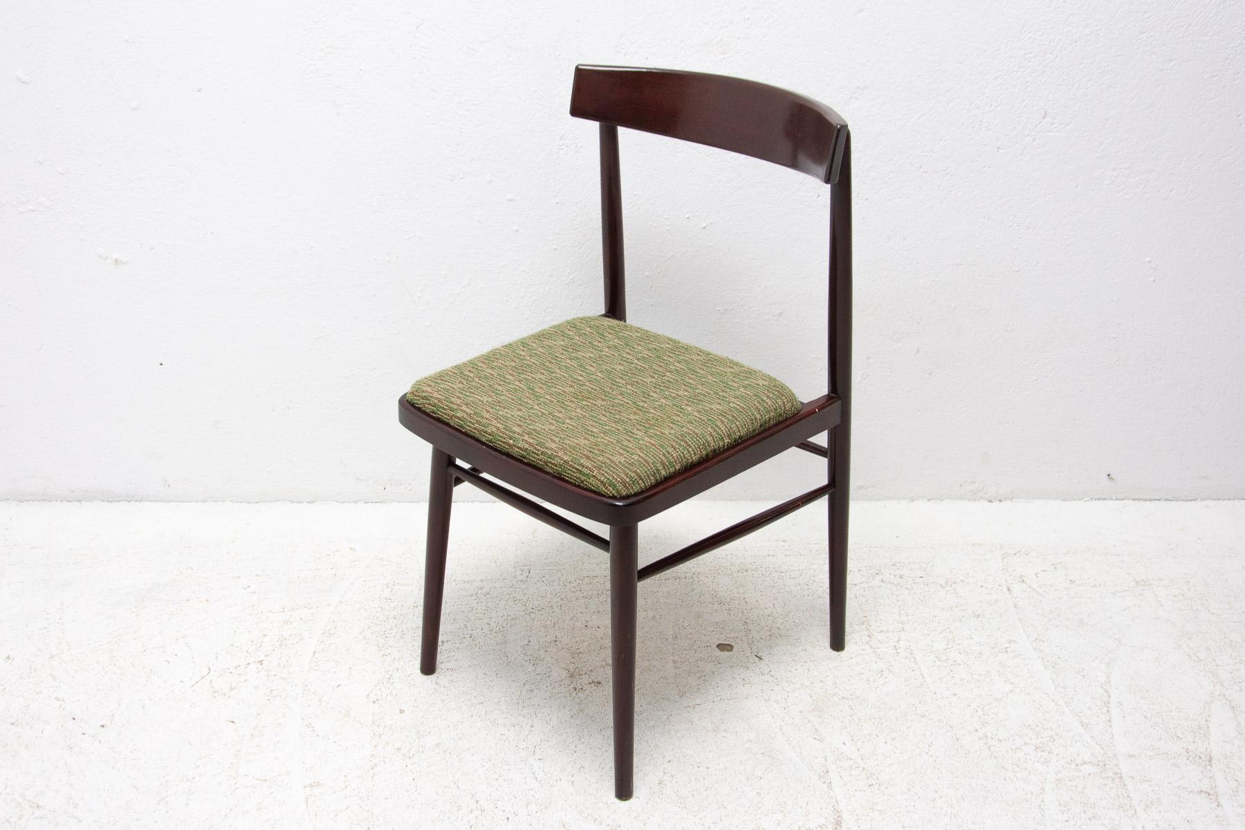 Set of Five Dining Chairs Ton, Czechoslovakia, 1970's 5