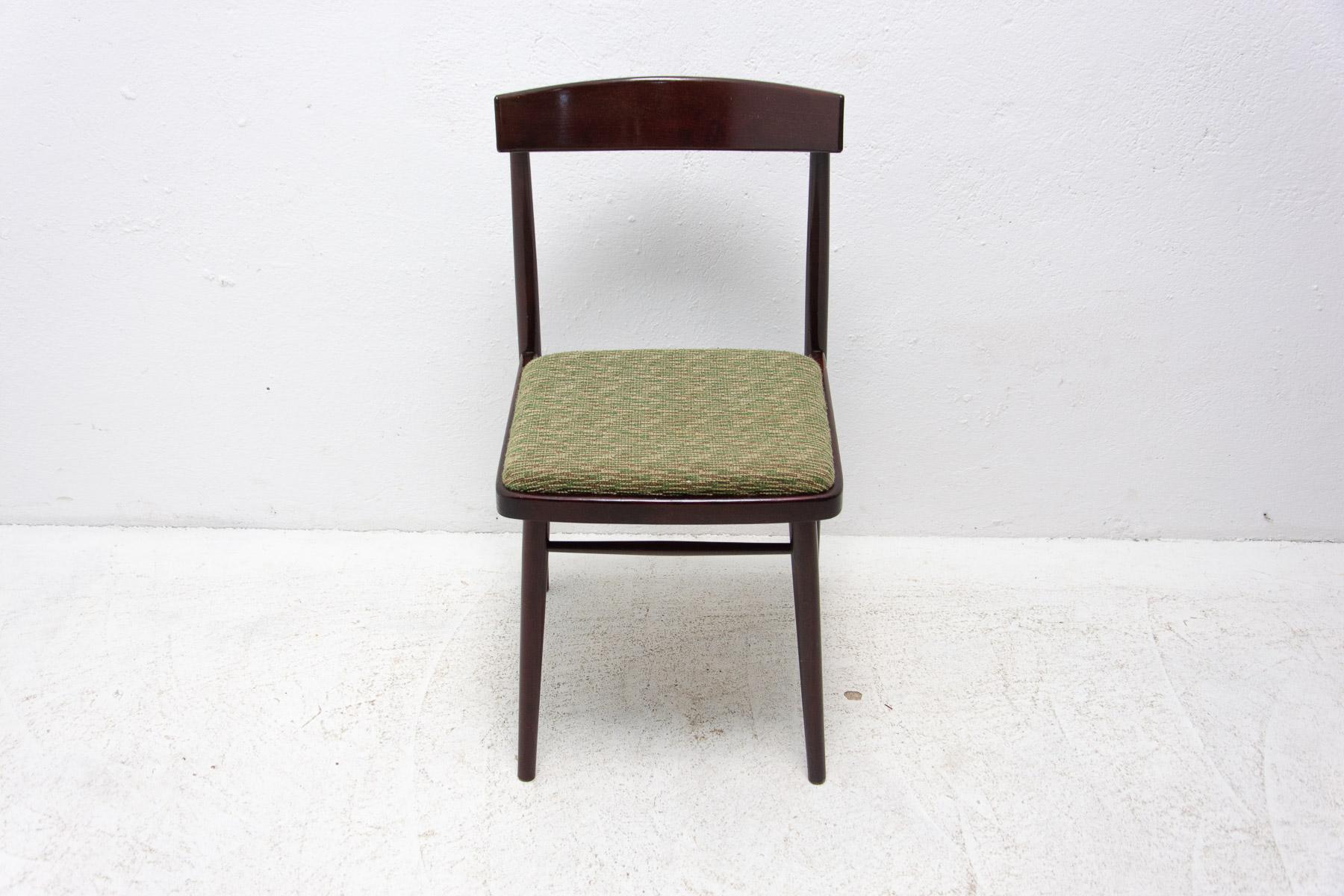 Set of Five Dining Chairs Ton, Czechoslovakia, 1970's 1