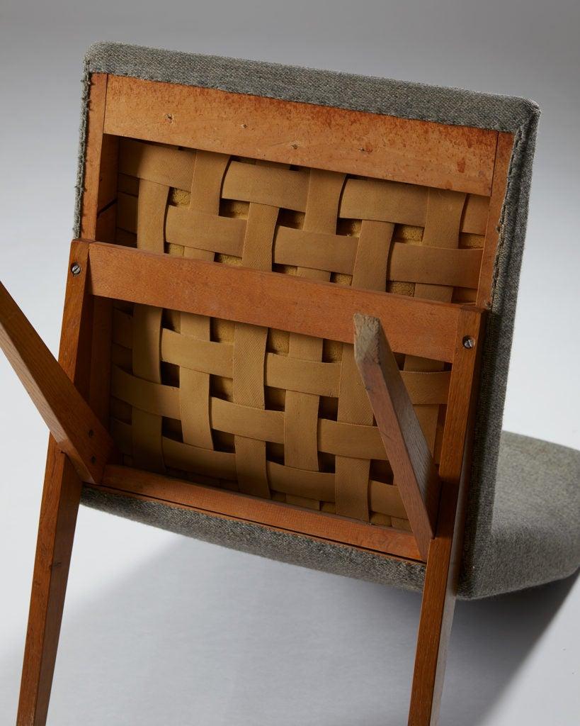 Ensemble de cinq fauteuils Easy Chairs conçus par Bodil Kjaer pour Harbo Sølvsten, Danemark en vente 5