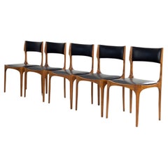 Set of Five "Elisabetta" Chairs, by Giuseppe Gibelli for Sormani, Italy 1960s