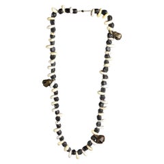Set of Five Ethnic Necklaces in Different Materials, Early 20th Century