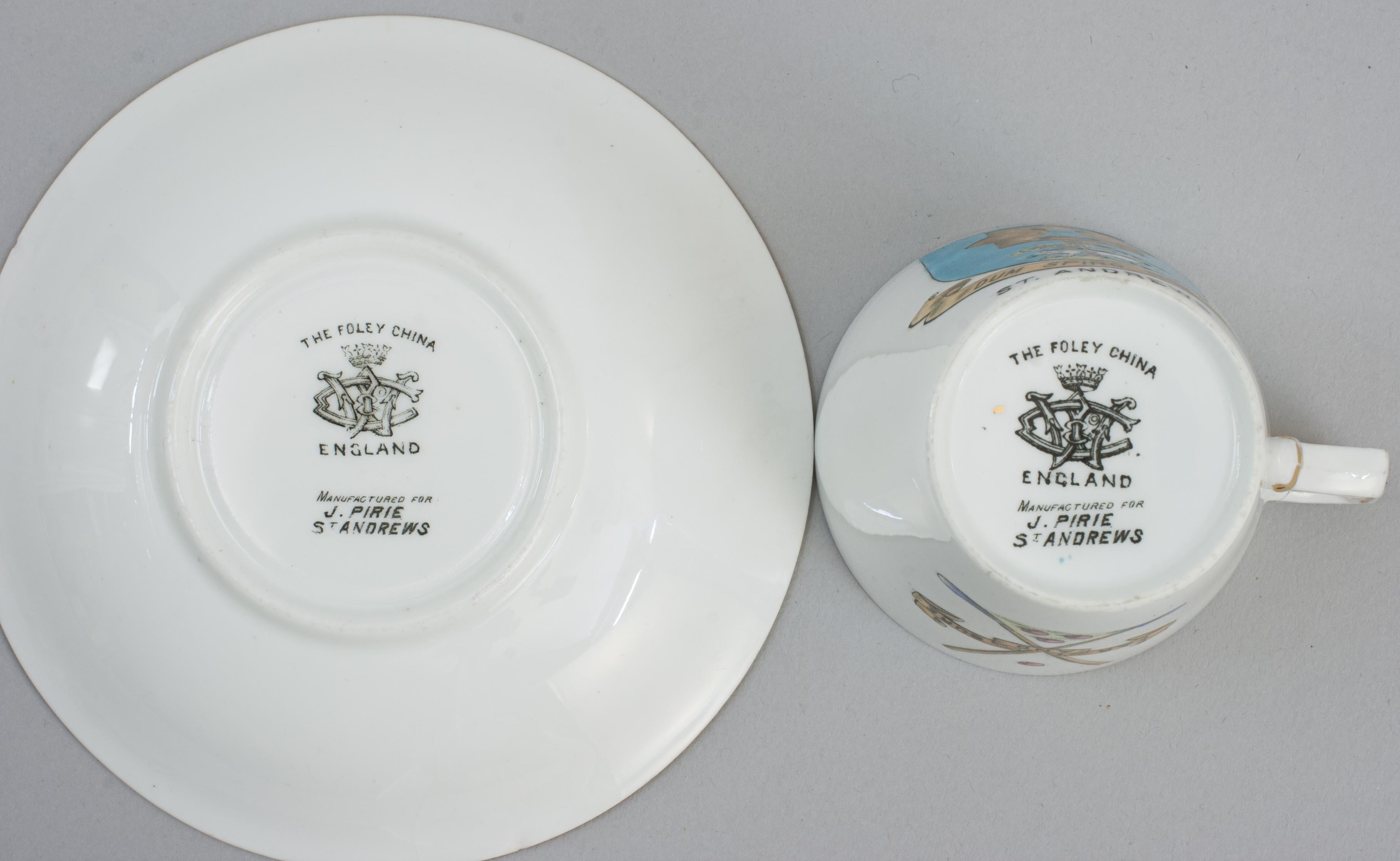 Ensemble de cinq pièces de golf Foley China St Andrews en vente 8