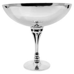 Set of five Georg Jensen Sterling Silver Champagne/Dessert Coupes 532D