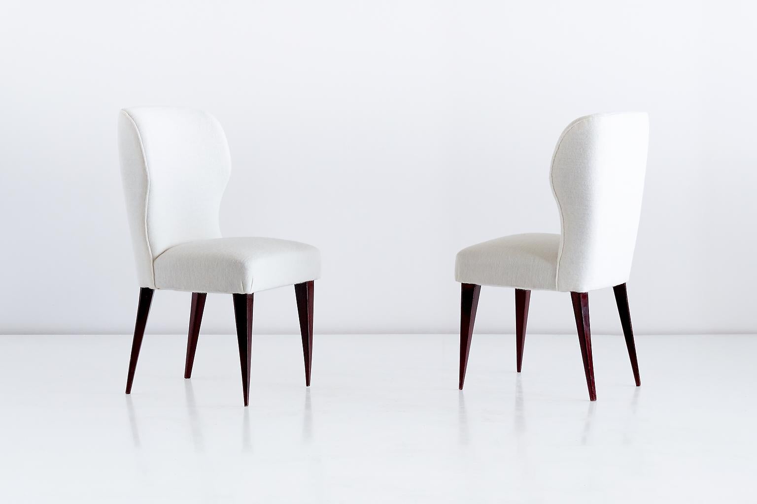 Set of Five Gio Ponti Dining Chairs for Casa e Giardino, Italy, 1942 In Good Condition In The Hague, NL