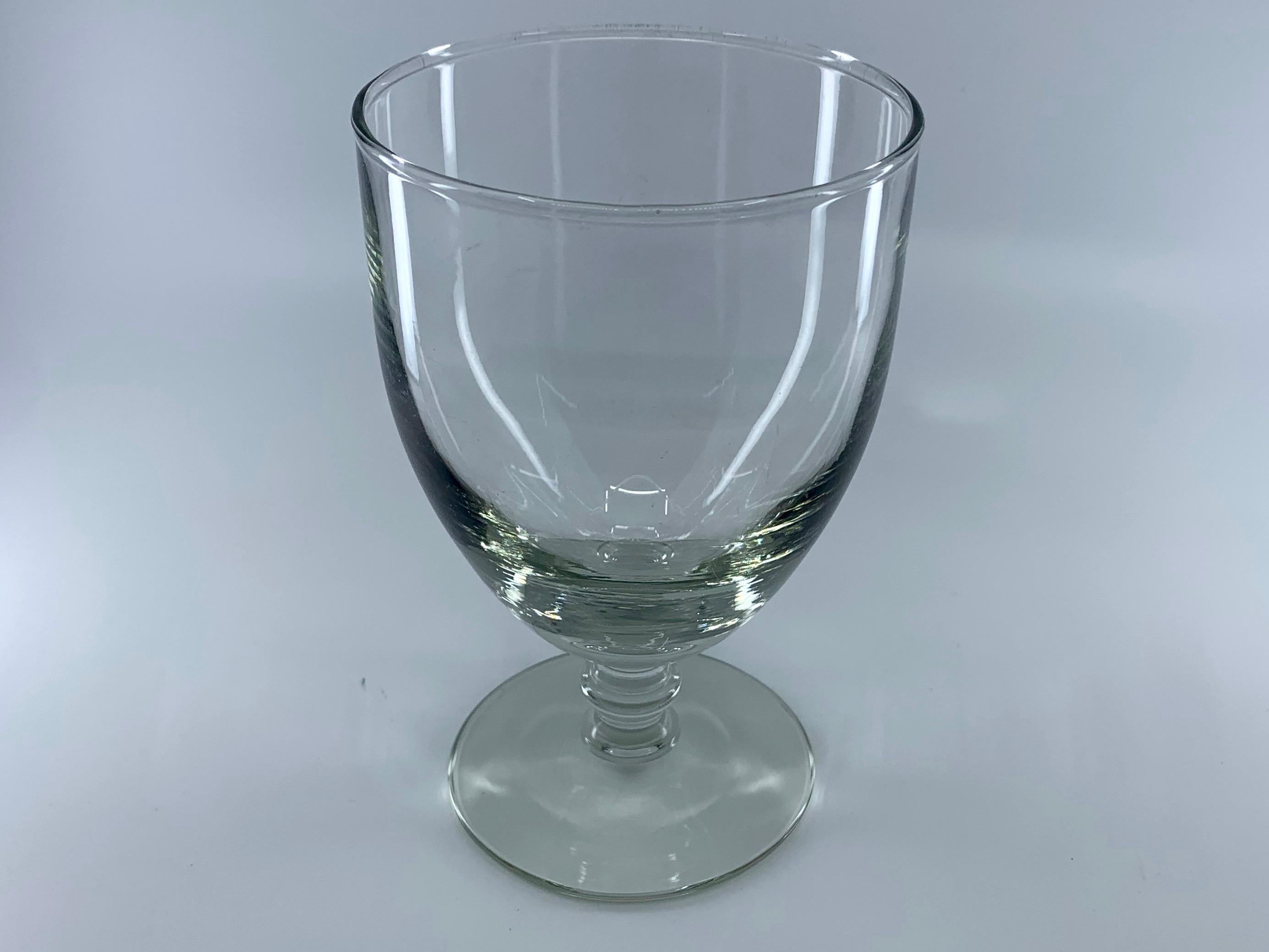 Set of Five Glass Goblets In Good Condition In New York, NY