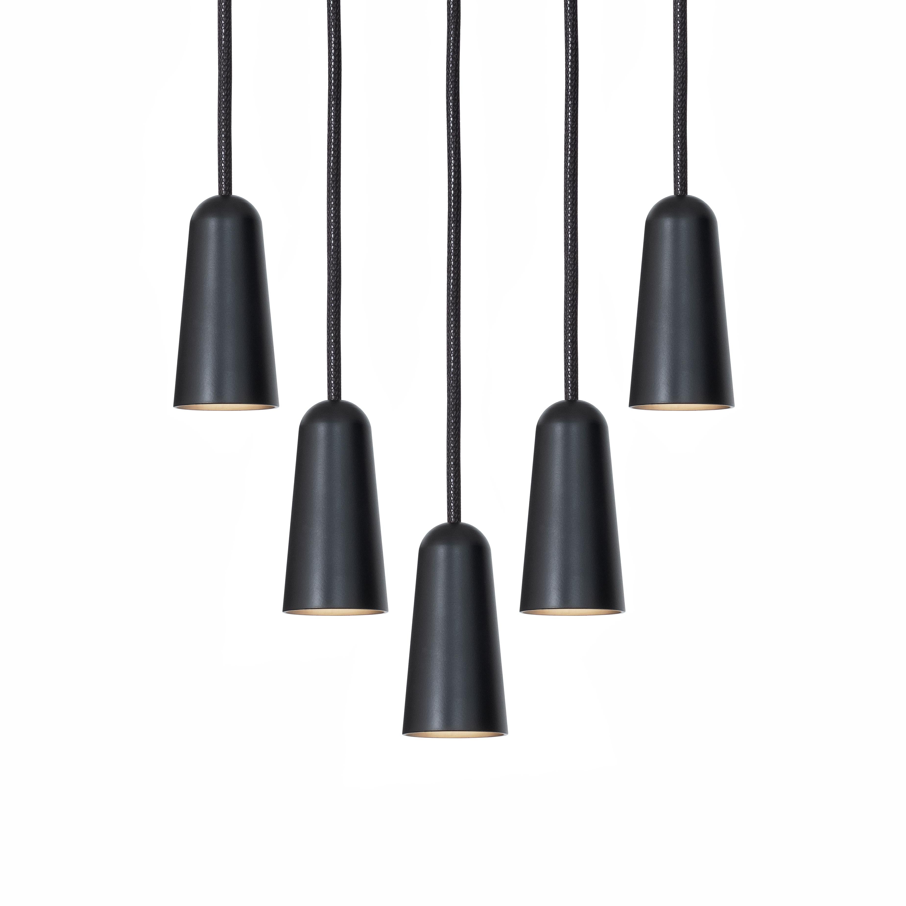 Juego de cinco Henrik Tengler 3493-8 Massiv Negro EDT de Konsthantverk Latón en venta