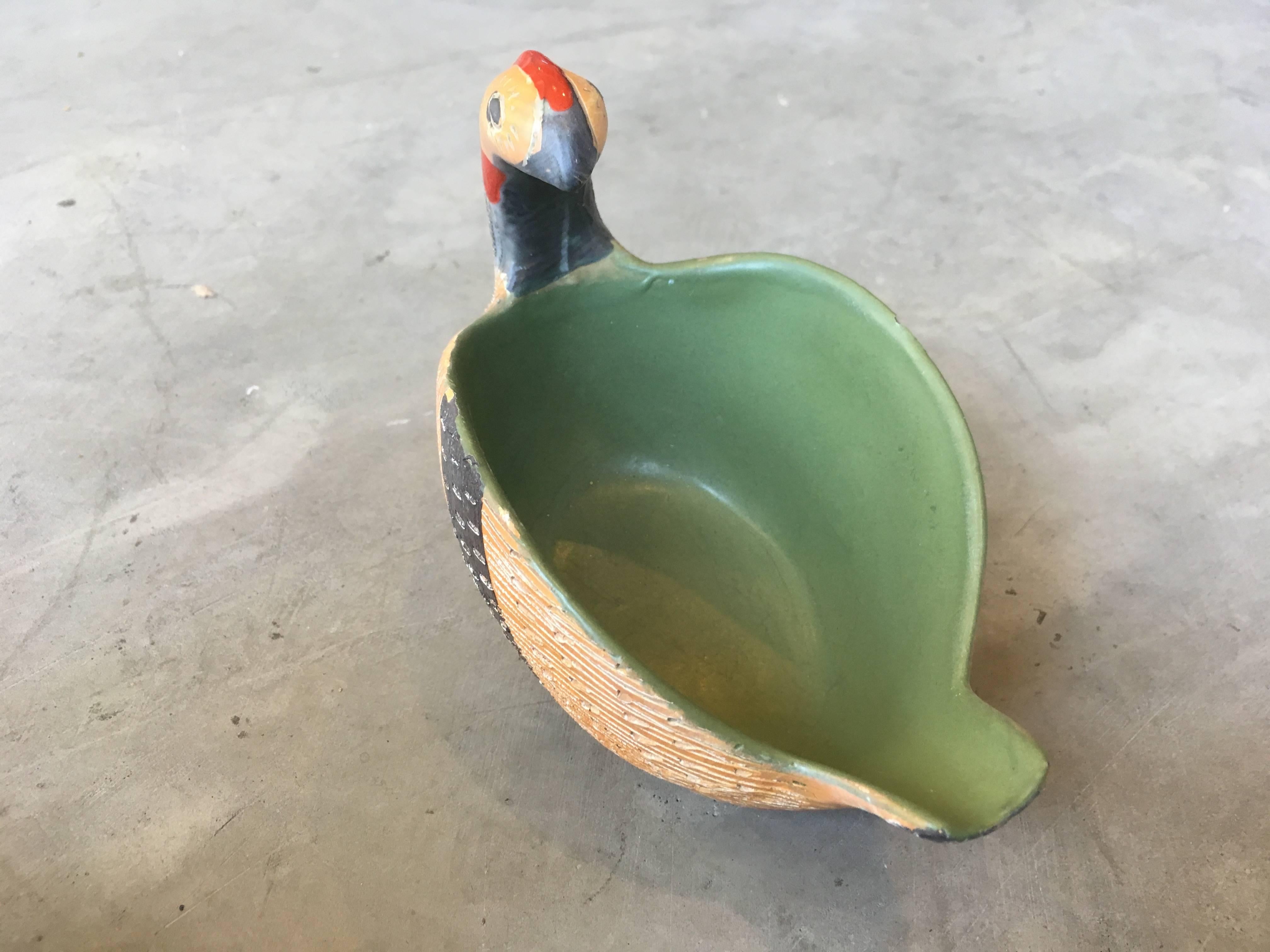 Set of Five Italian Ceramic Bird Bowls 4