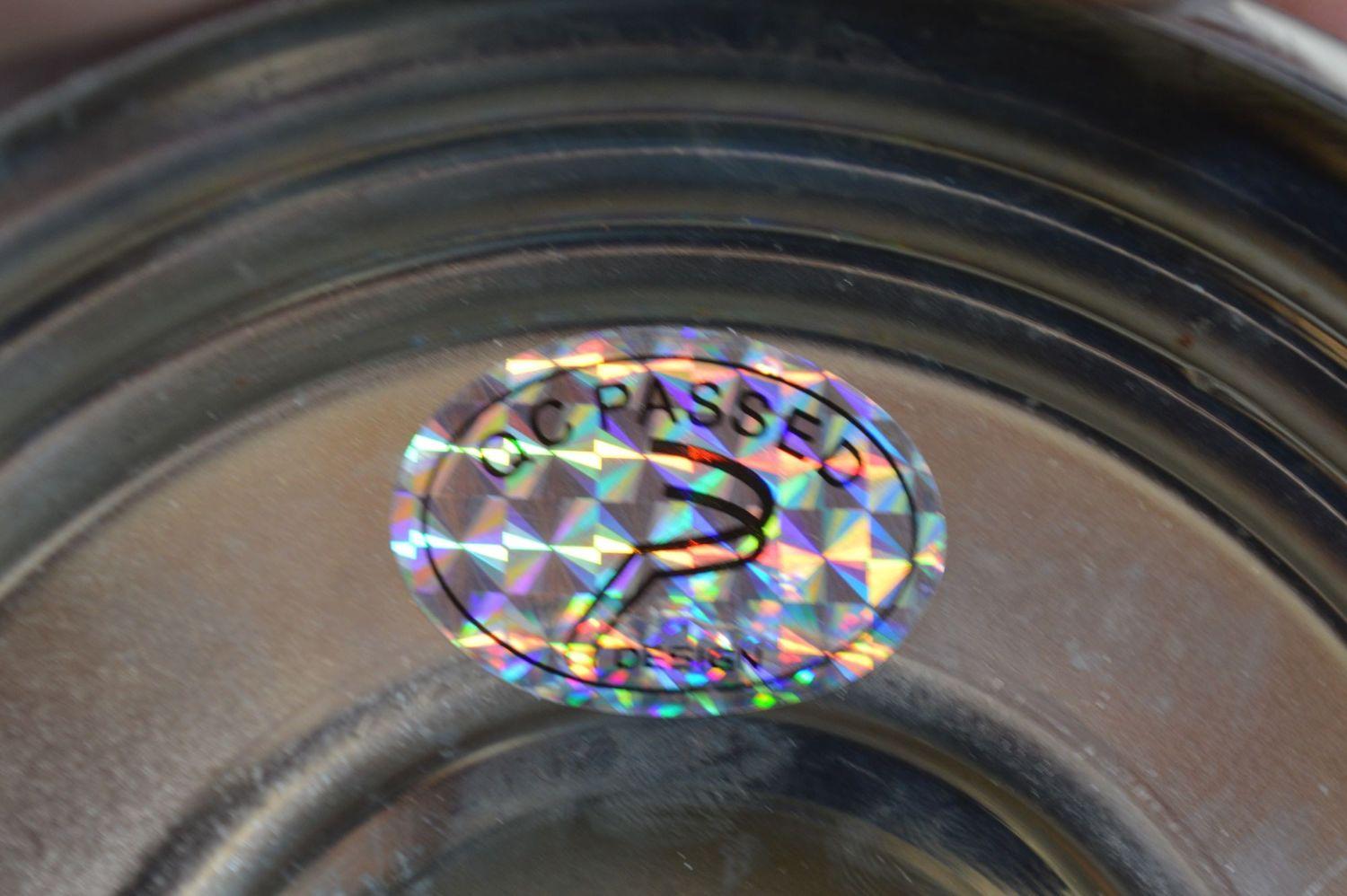Set of Five Italian Iridescent Cracking Glass Pendant, 1980s For Sale 3