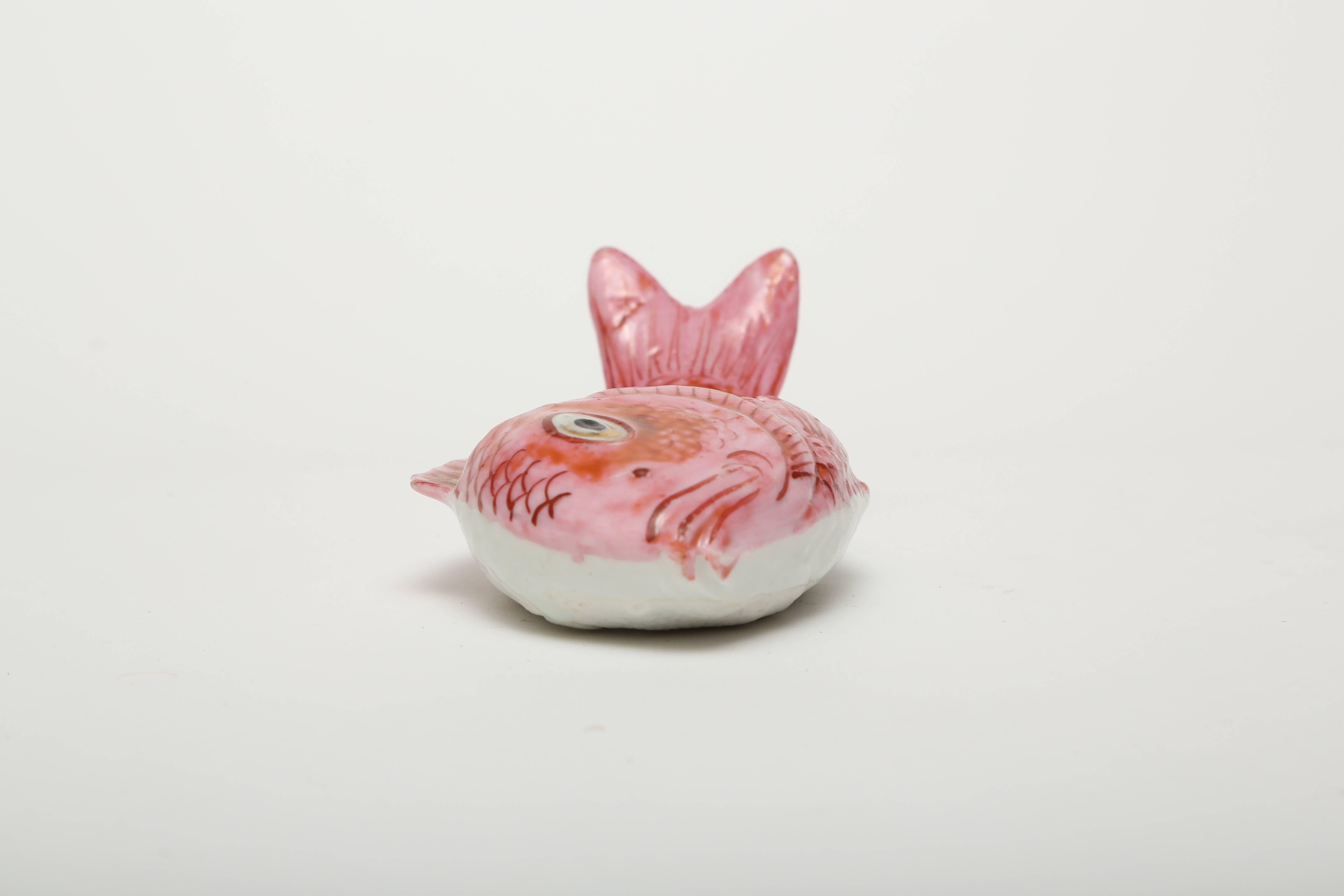 Japanese Arita Porcelain Fish Shaped Bone or Sauce Dishes- Set of Five