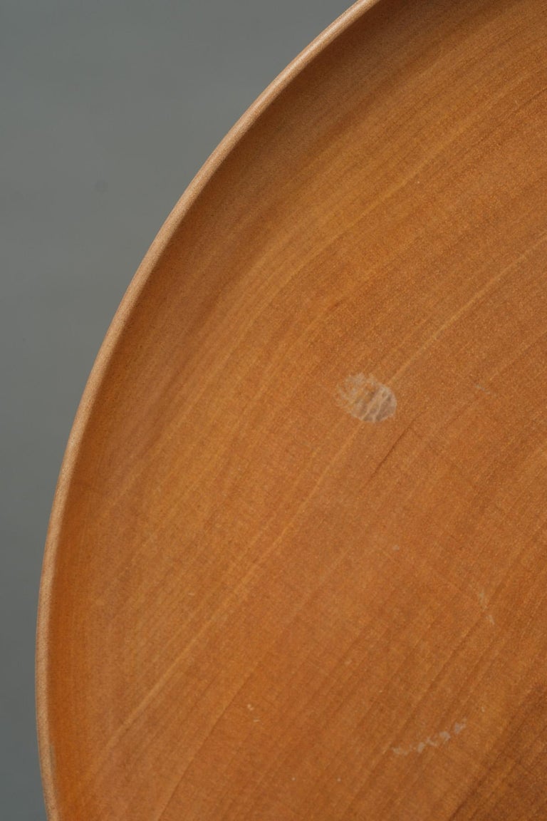 Set of five Japanese plates with carvings of the Itsukushima Shrine by