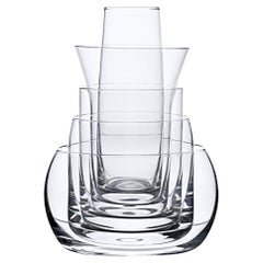 Set von fünf Joe Colombo-Glasvasen '5-in-1' von Karakter