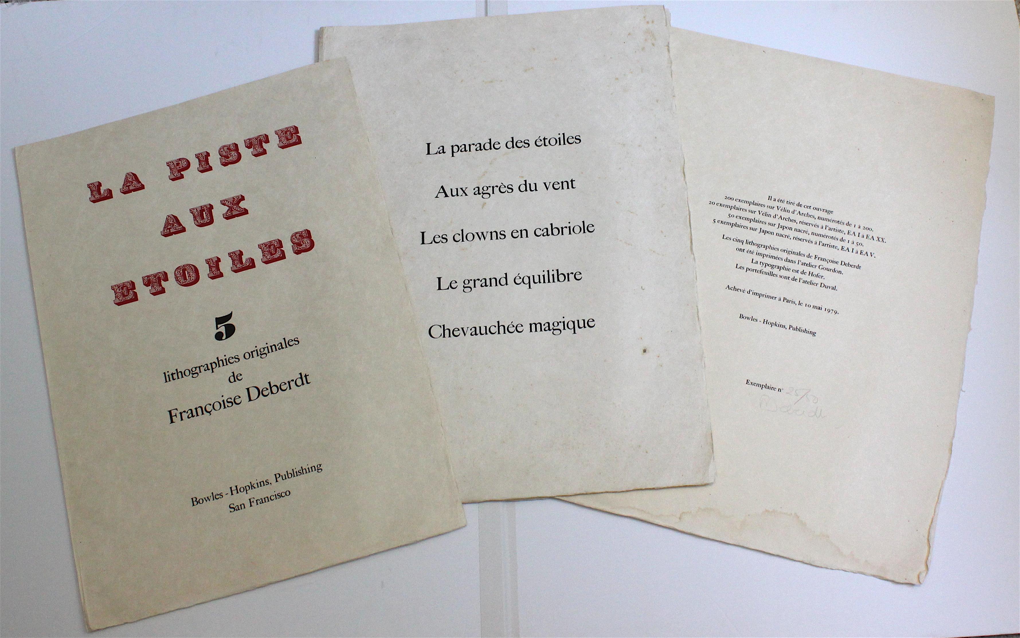 Set of Five Lithographs 