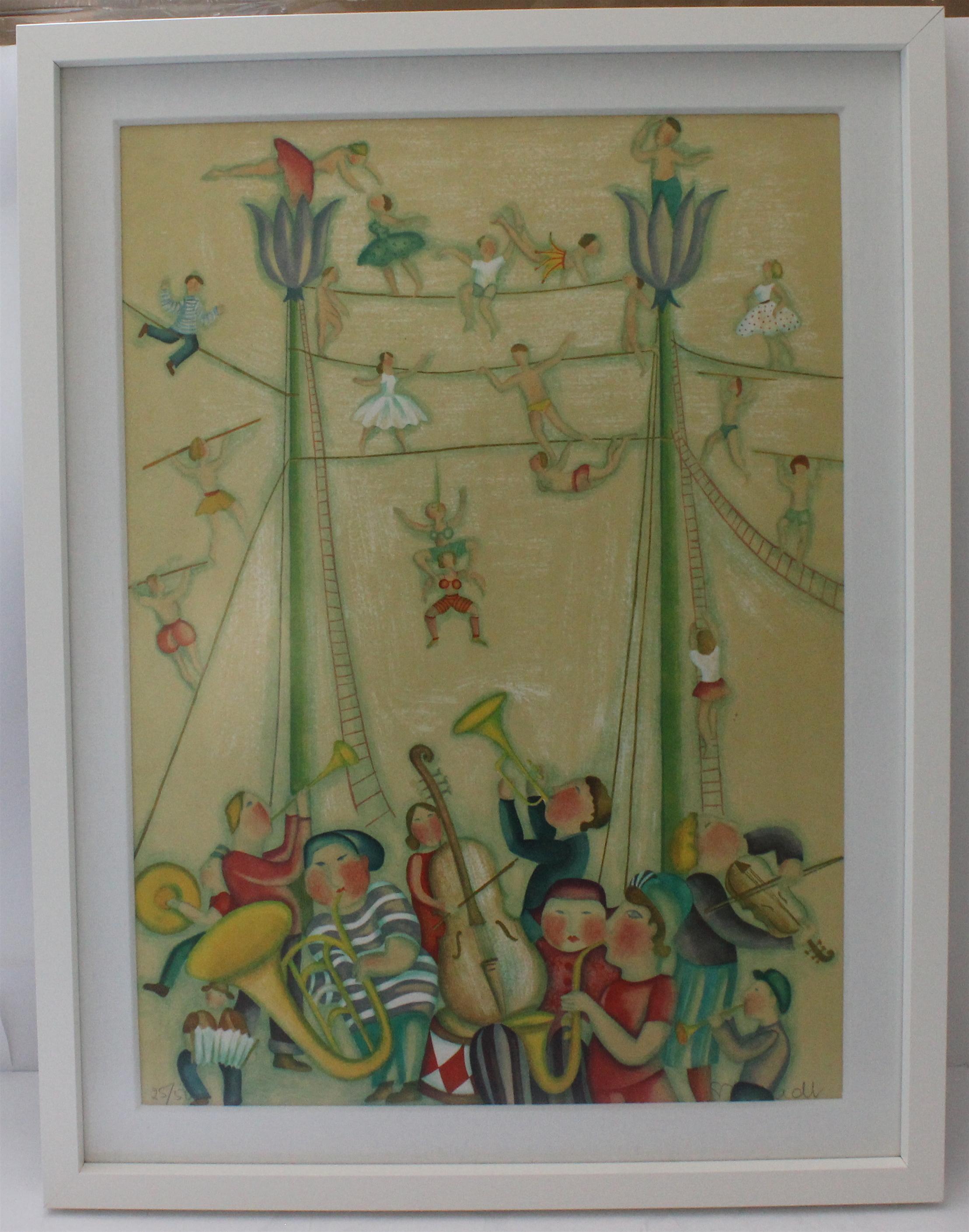 Modern Set of Five Lithographs 