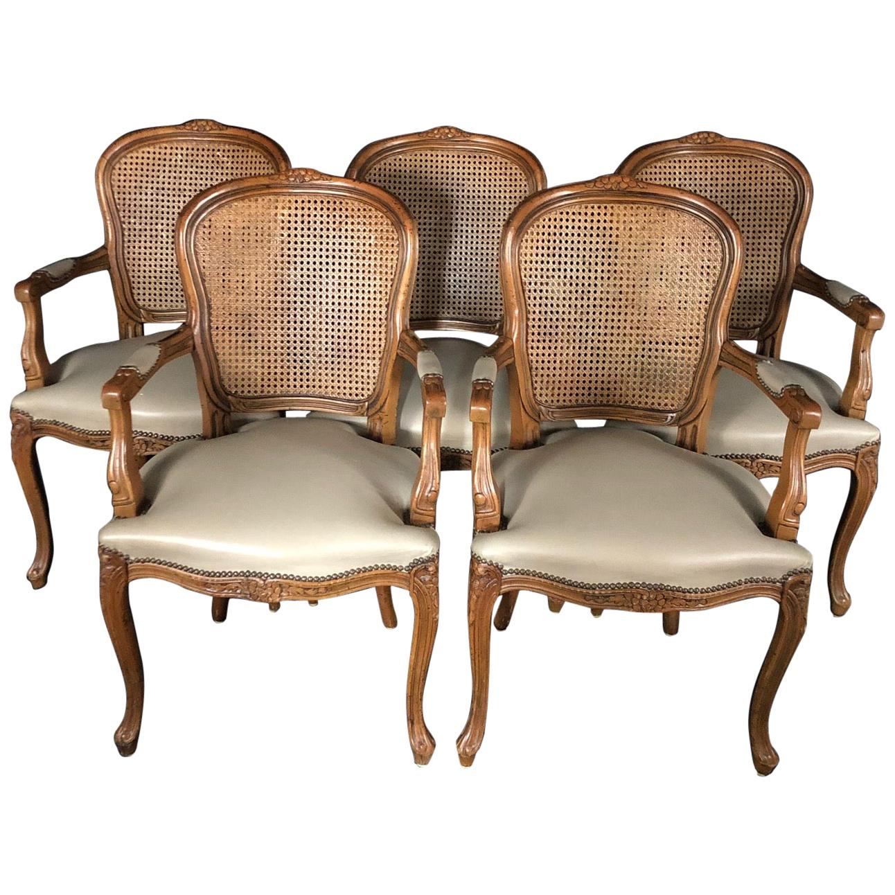 Louis XV Chair with Cabriolet Legs For Sale at 1stDibs