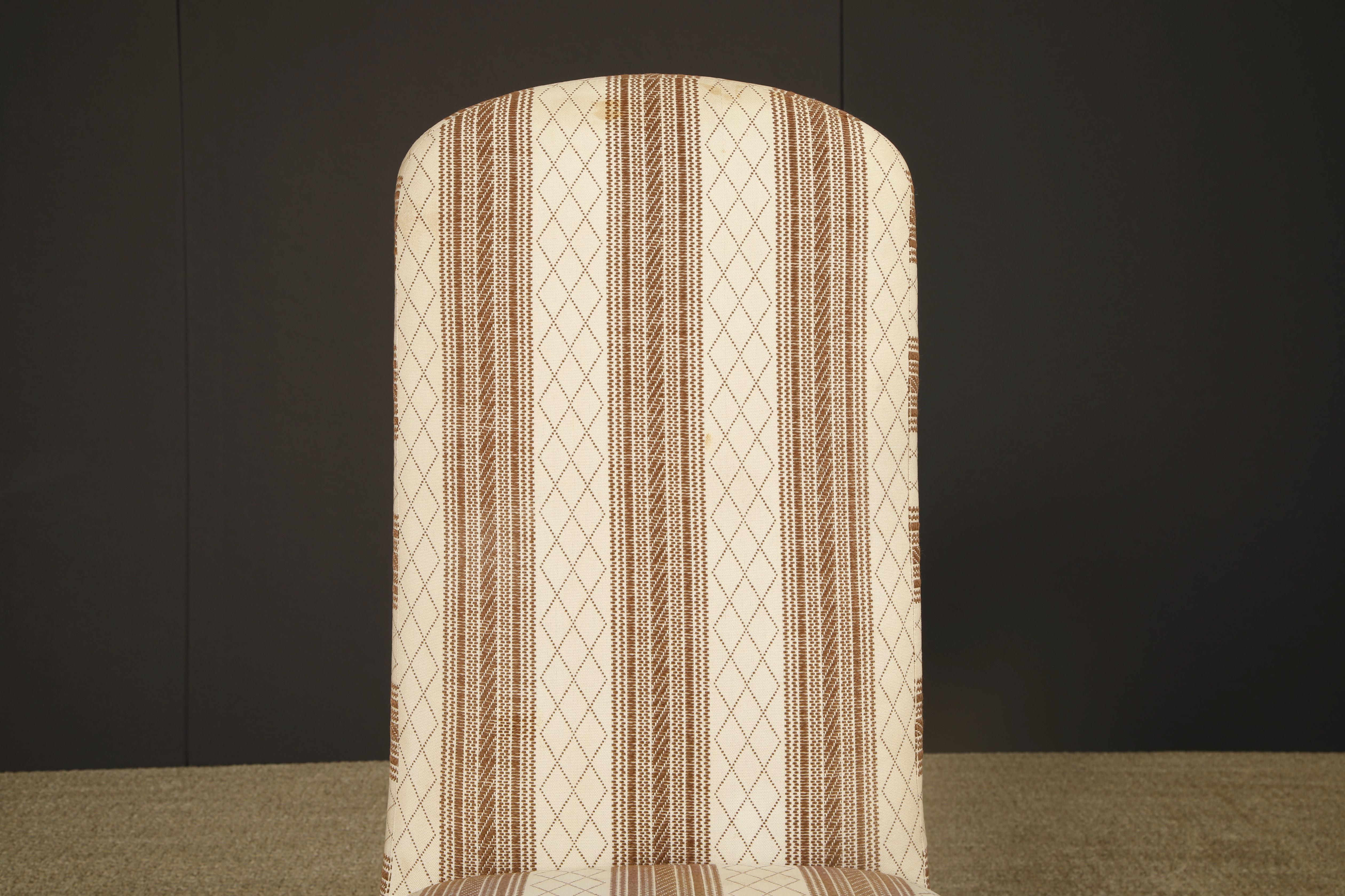 Ensemble de cinq chaises de salle à manger en cascade en lucite par I Hill Manufacturing, années 1980 en vente 9