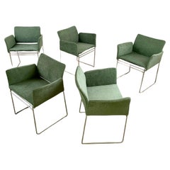 Set of five Maja chair by Kazuhide Takahama for Cassina, 1960s, Italy