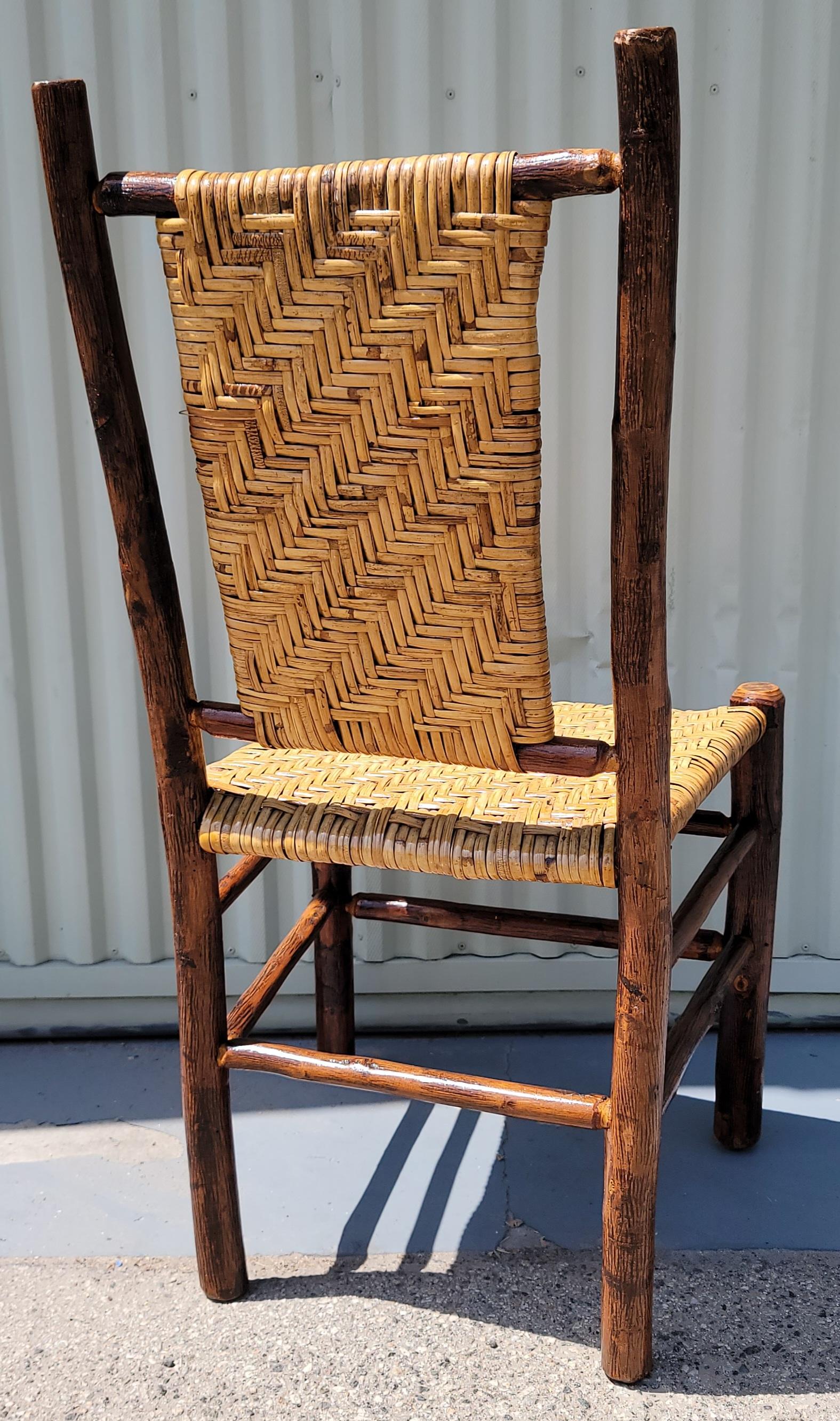 Adirondack Set of Five Matching Signed Old Hickory Chairs -5