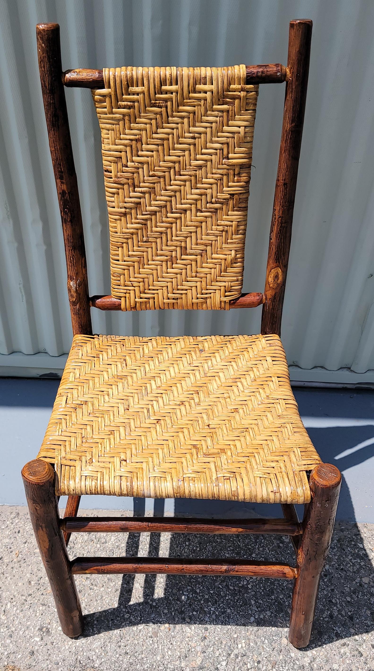 Set of Five Matching Signed Old Hickory Chairs -5 In Good Condition In Los Angeles, CA