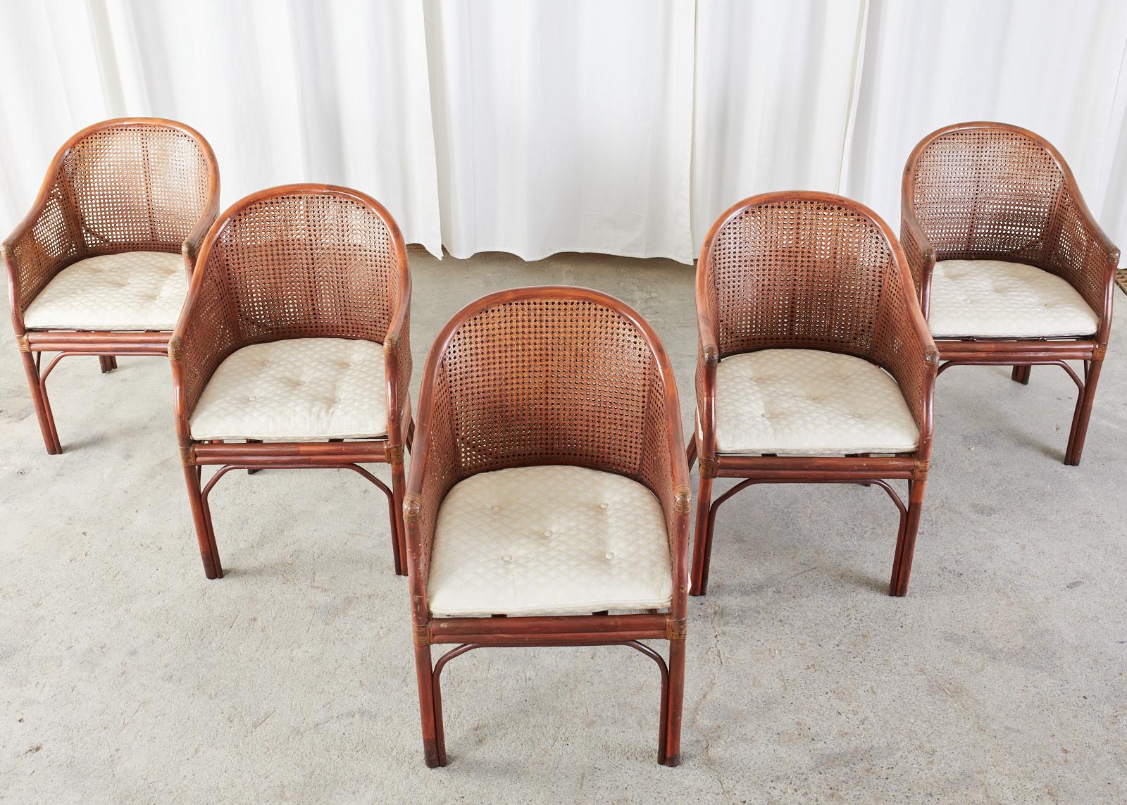 rattan backed dining chairs