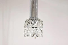 Set of Five Mid-Century Art Glass Doria Pendants