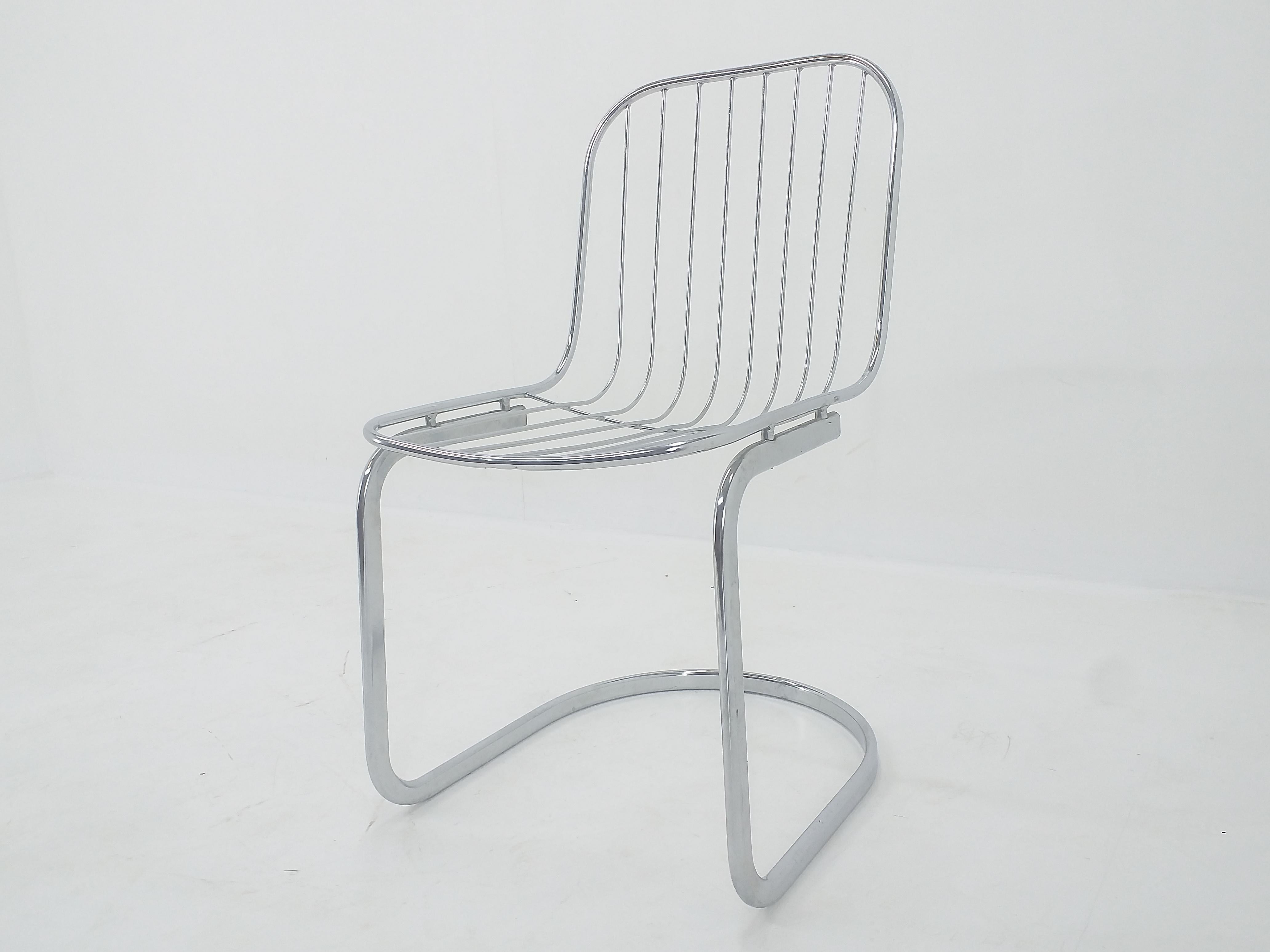Mid-Century Modern Set of Five Mid Century Chairs designed by Gastone Rinaldi, Italy, 1970s