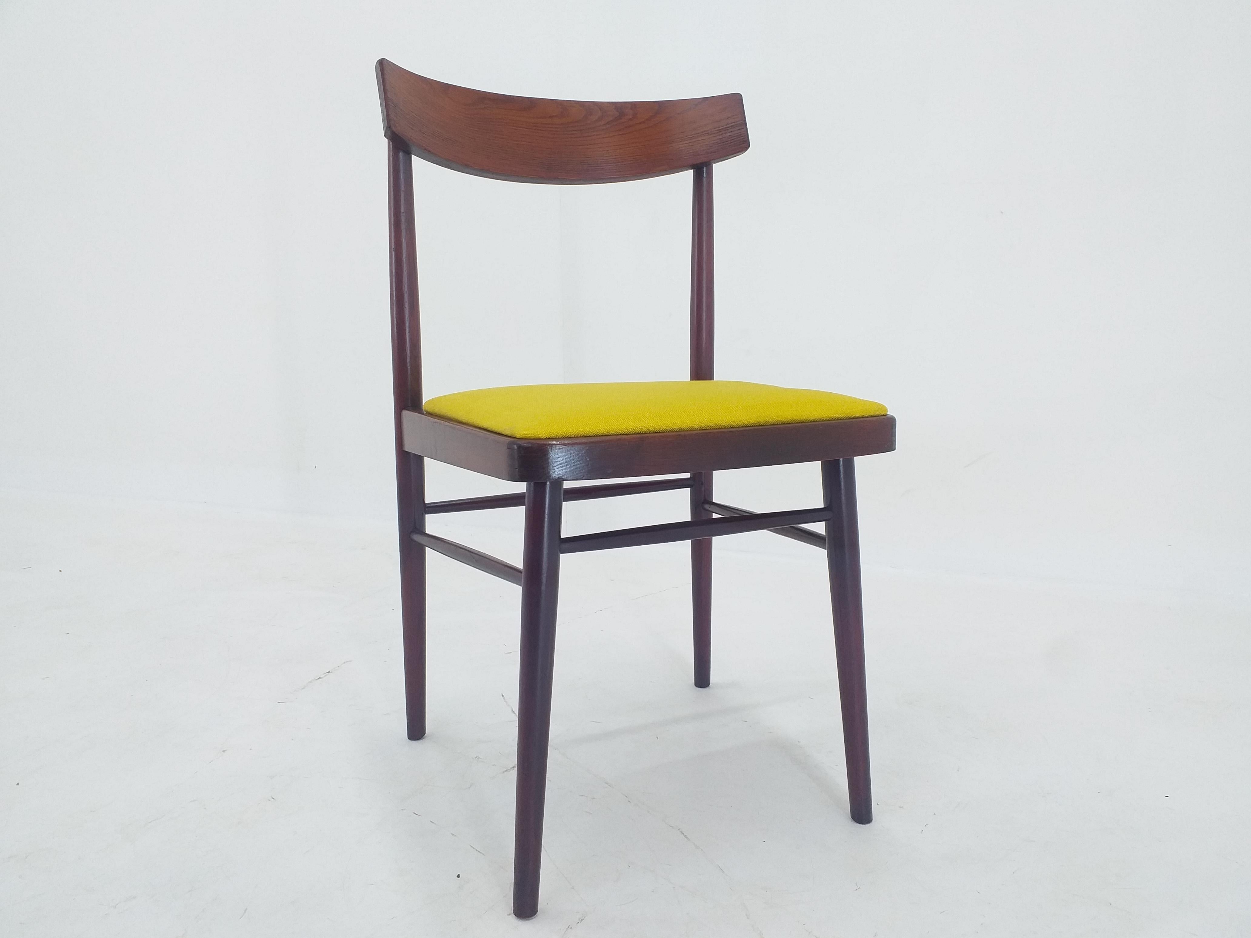 Set of Five Mid Century Dining Chairs, Denmark, 1970s For Sale 3