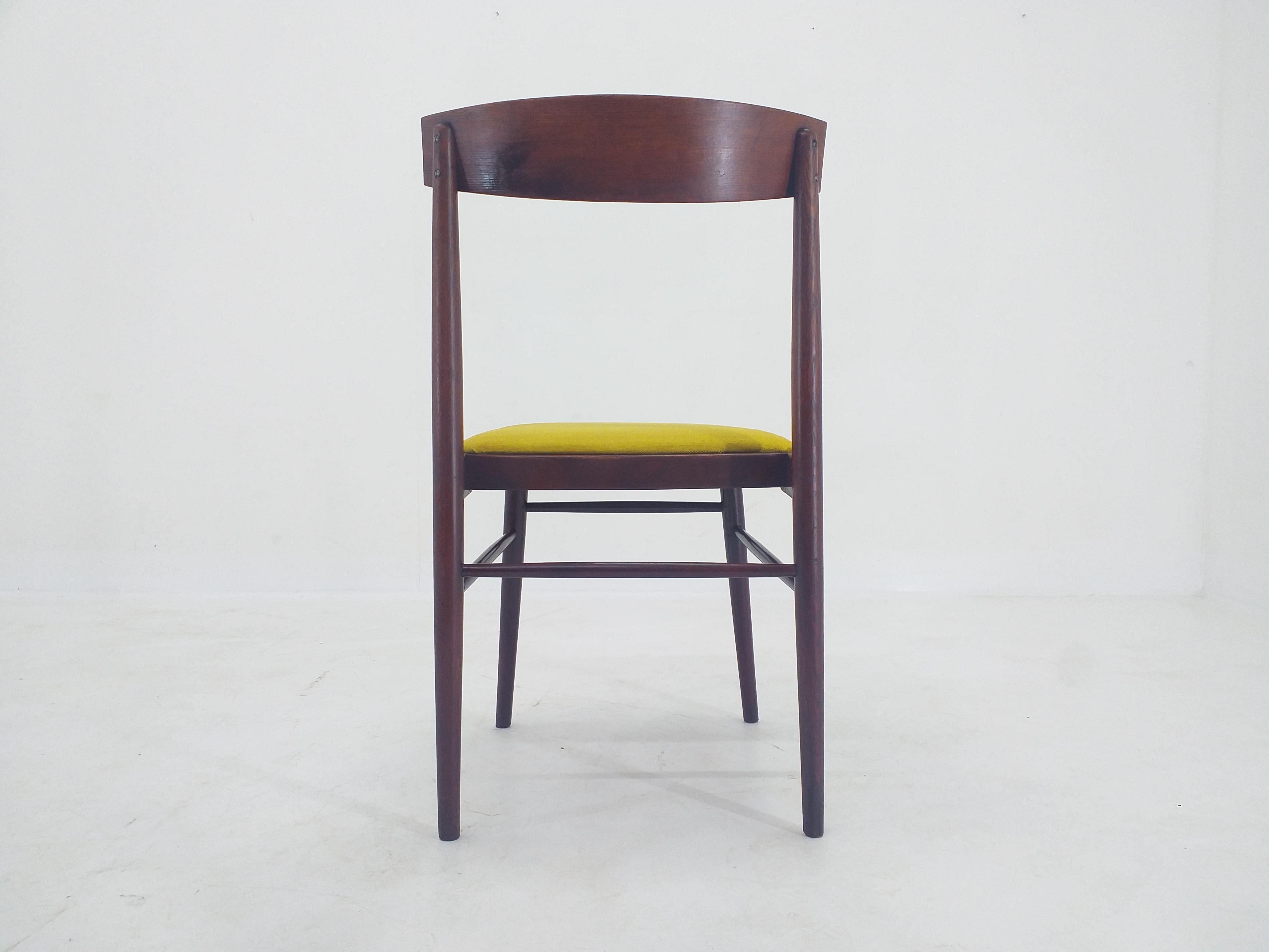 Set of Five Mid Century Dining Chairs, Denmark, 1970s For Sale 6