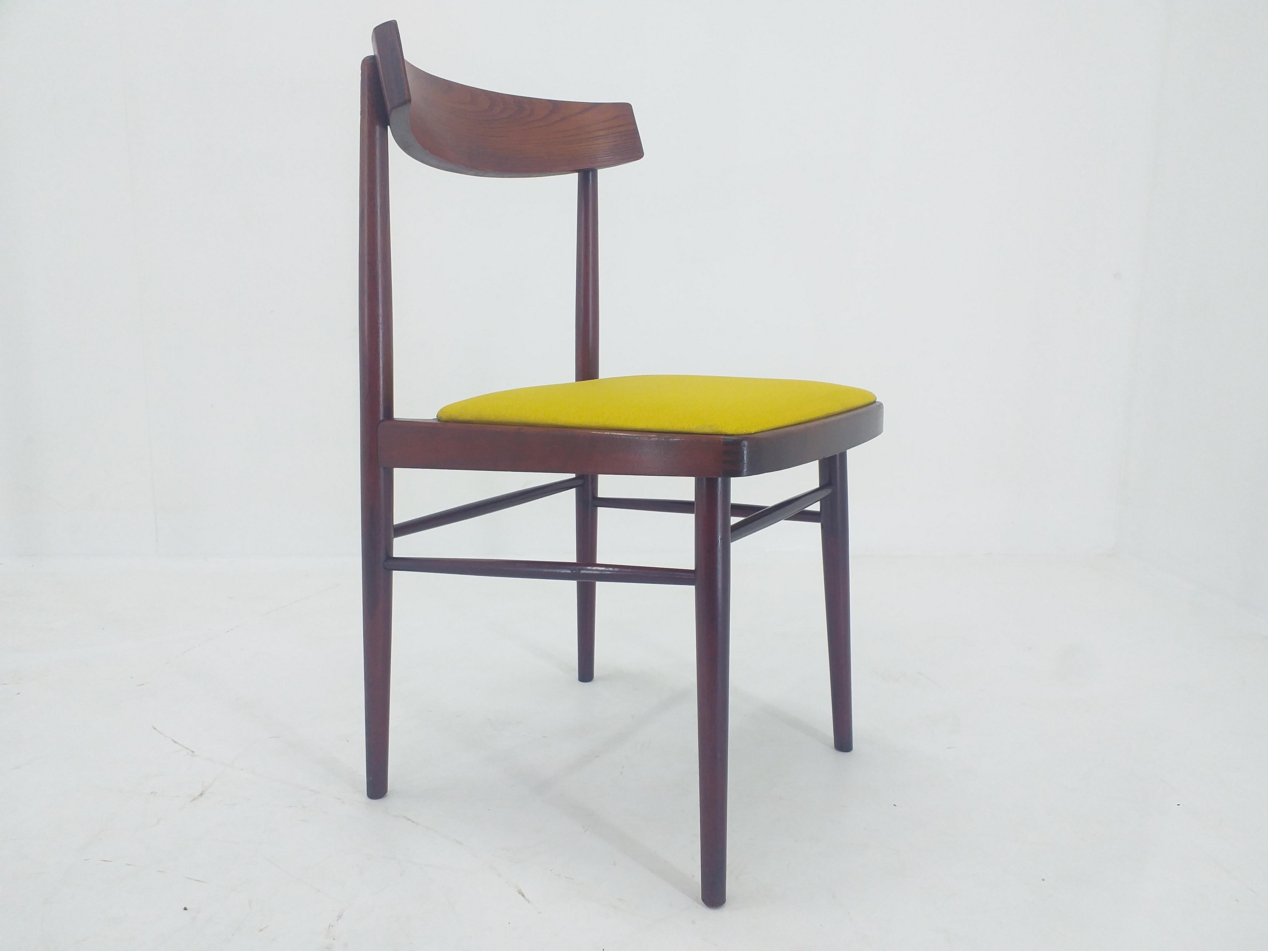 Mid-Century Modern Set of Five Mid Century Dining Chairs, Denmark, 1970s For Sale
