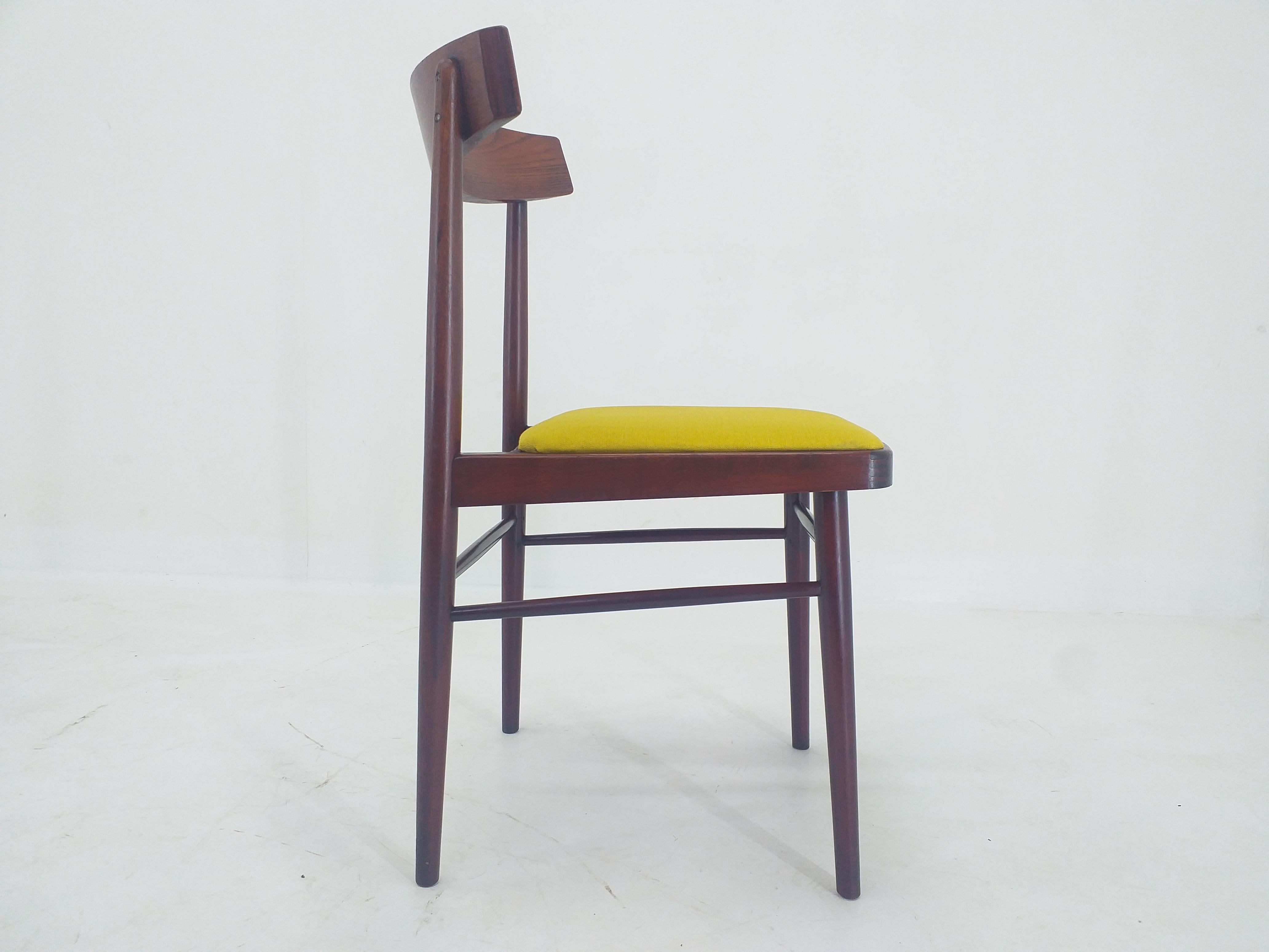 Danish Set of Five Mid Century Dining Chairs, Denmark, 1970s For Sale