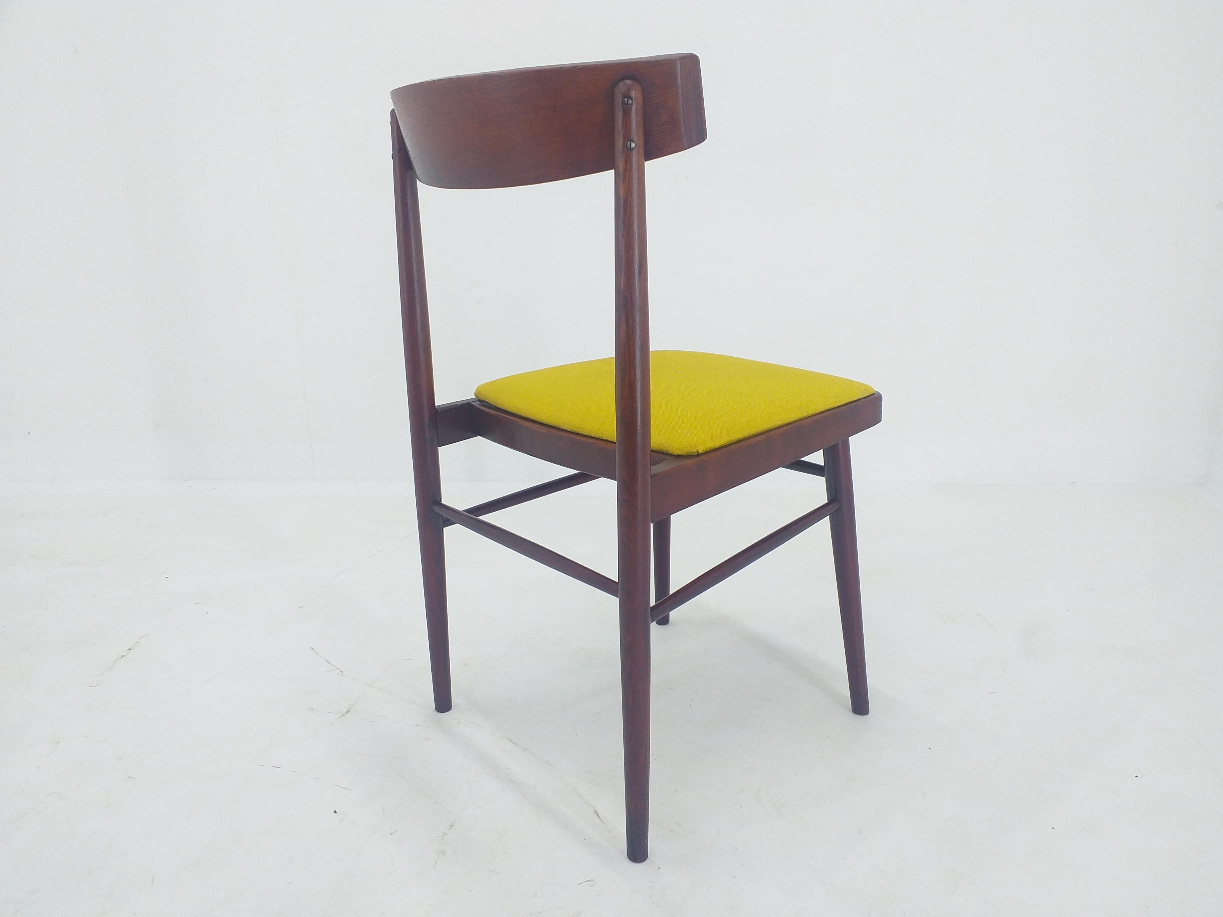 Set of Five Mid Century Dining Chairs, Denmark, 1970s In Good Condition For Sale In Praha, CZ