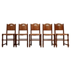 Set of Five Mid-Century French Rush Dining Chairs
5
Vintage Set of Five Mid-Century French Rush Dining Chairs
5