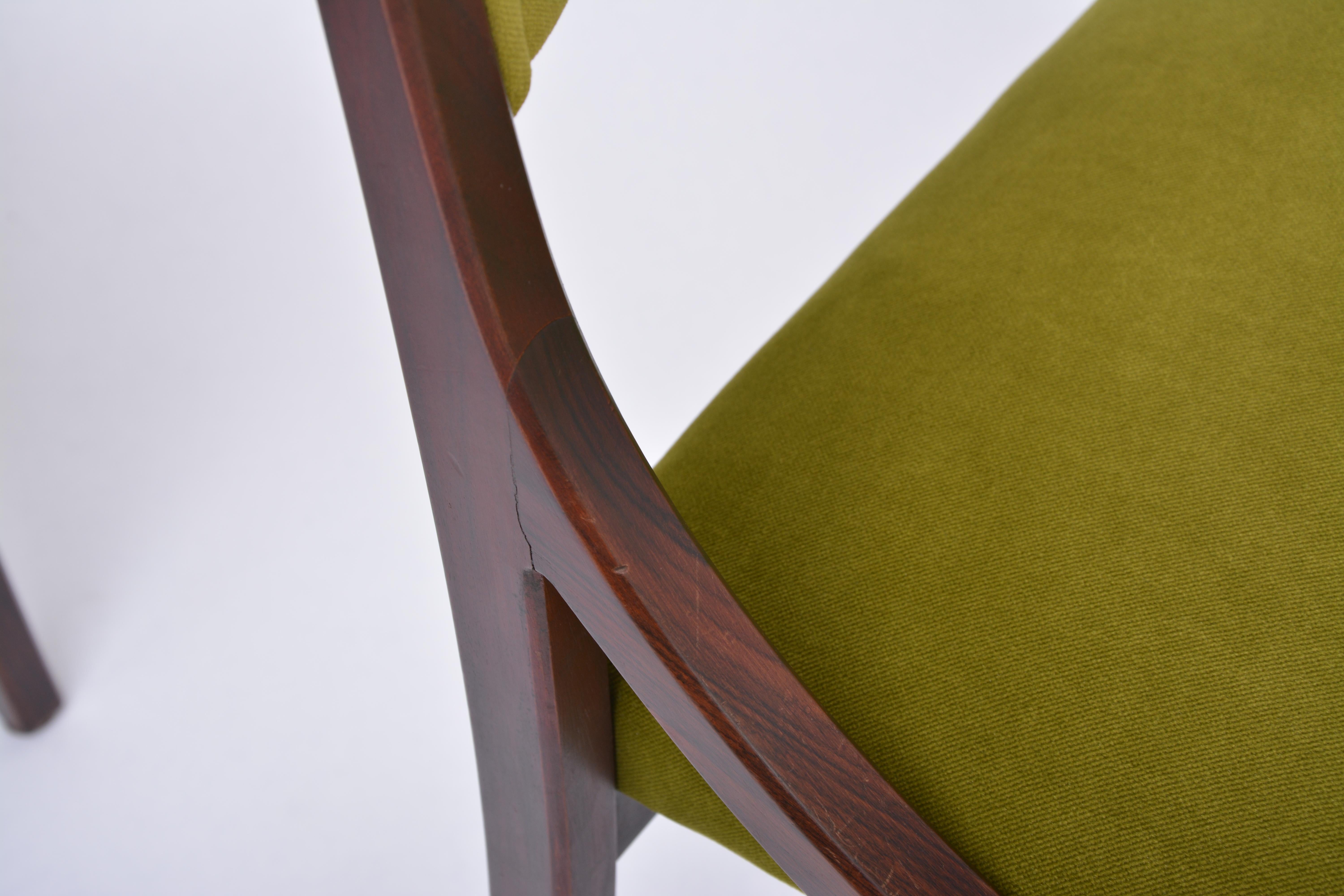 Ensemble de cinq chaises de salle à manger de style Modernity Greene Greene par Ico Parisi  en vente 5