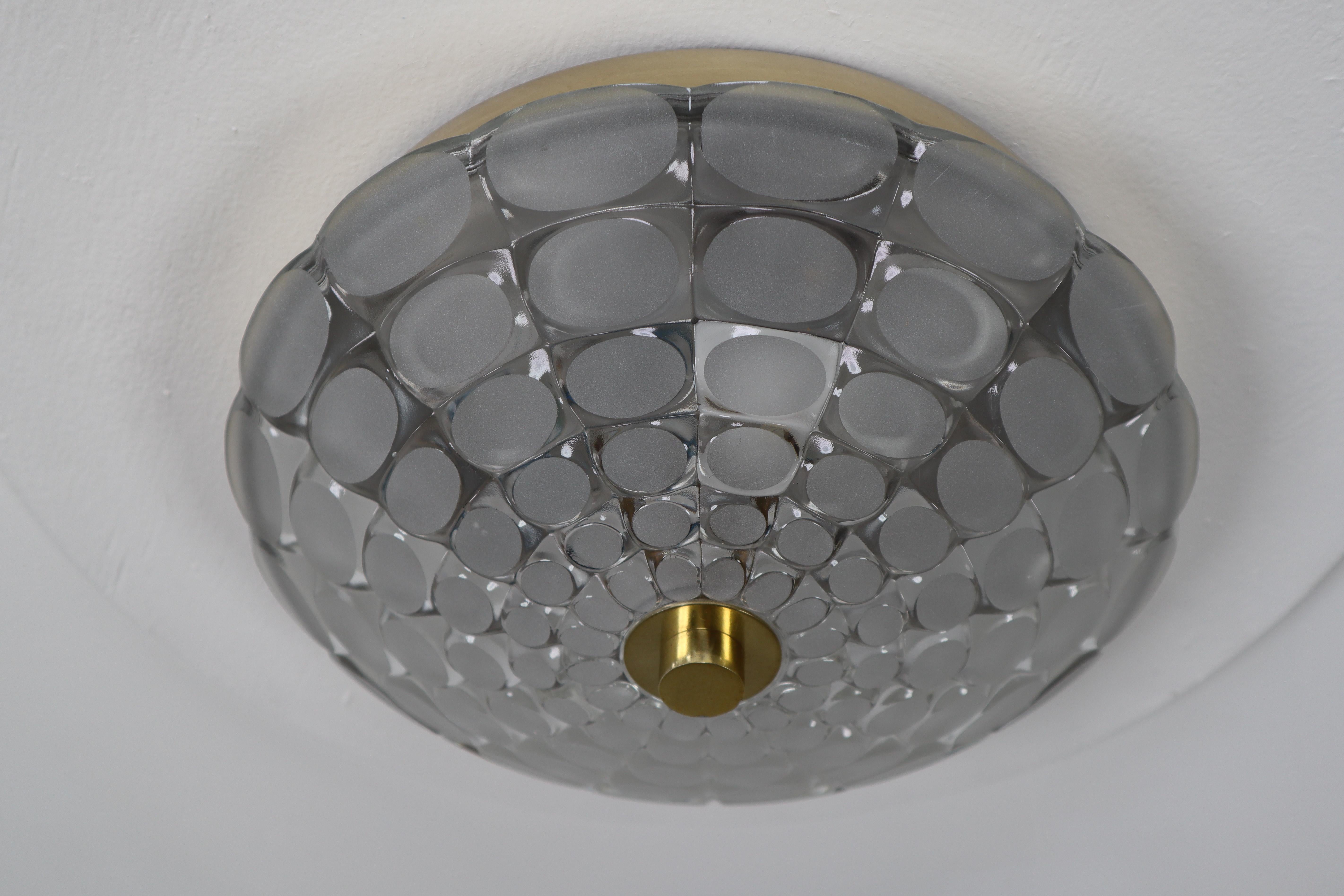 Set of Five Mid-Century Modernist Sconce or Flush Mount by J.T Kalmar, 1960s 7