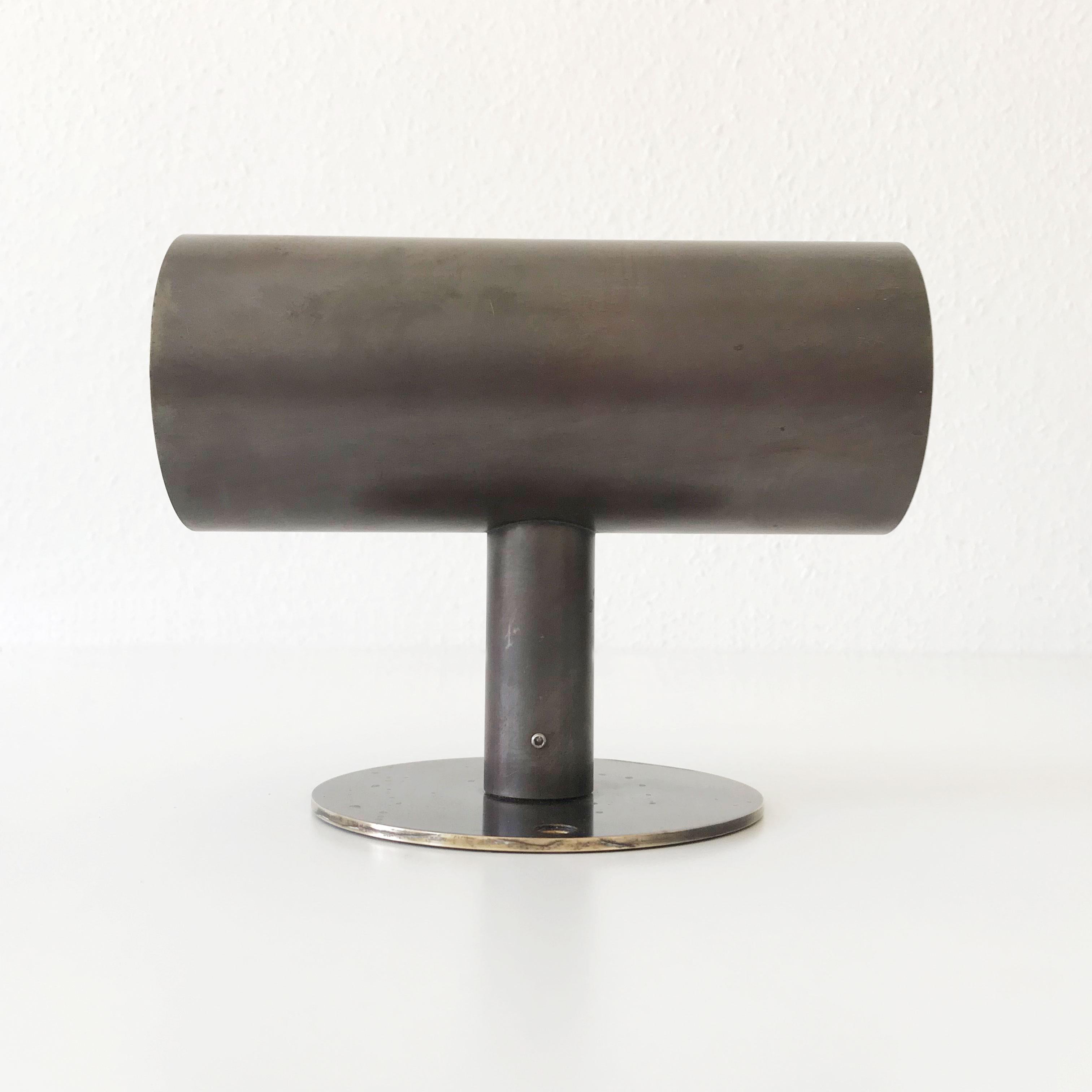 Set of Five Midcentury Bronze Flush Mounts or Wall Lamps, 1970s, Germany 1
