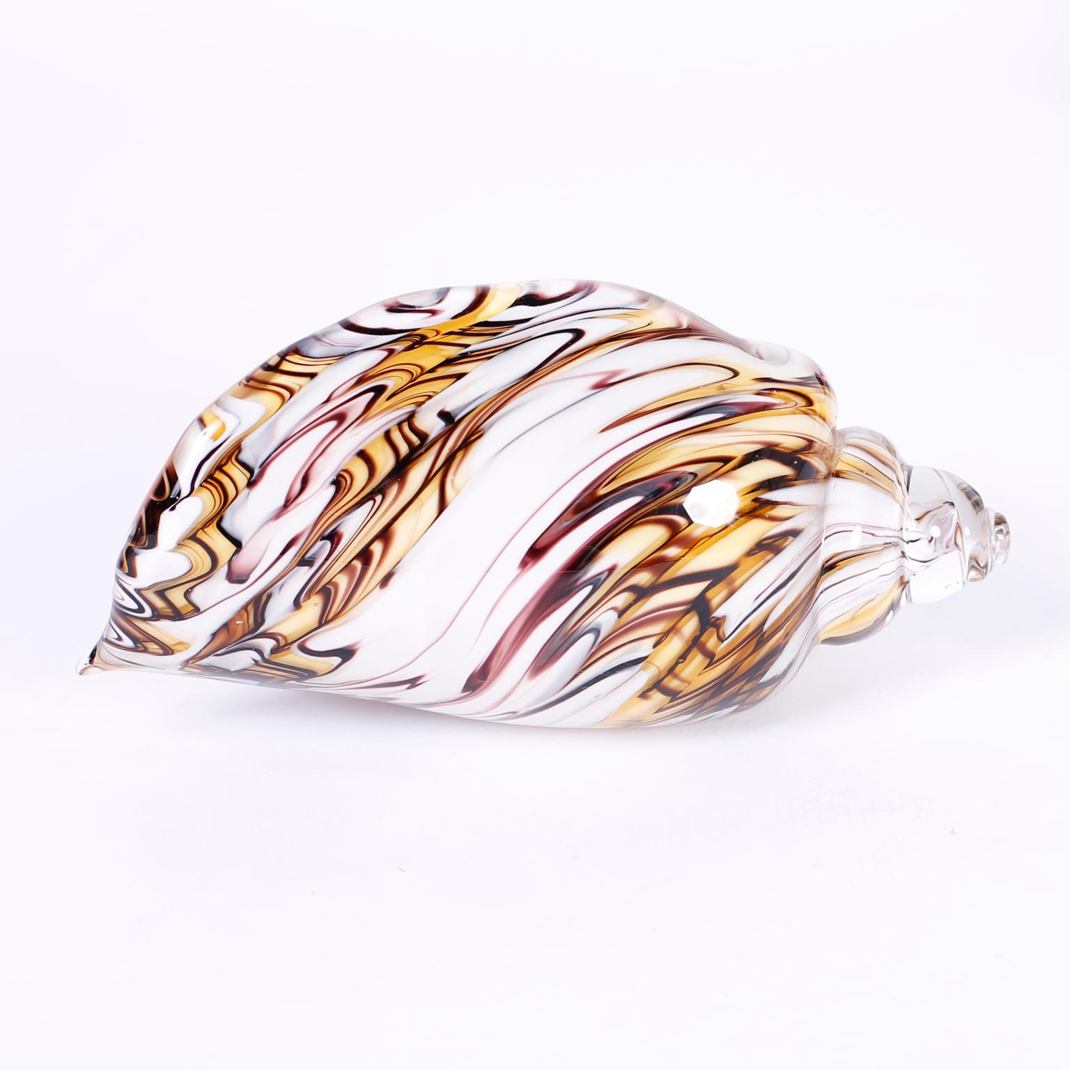 Set of Five Murano Glass Seashells 1