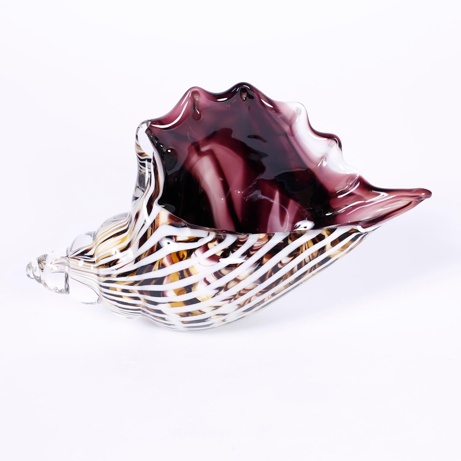 Set of Five Murano Glass Seashells 2