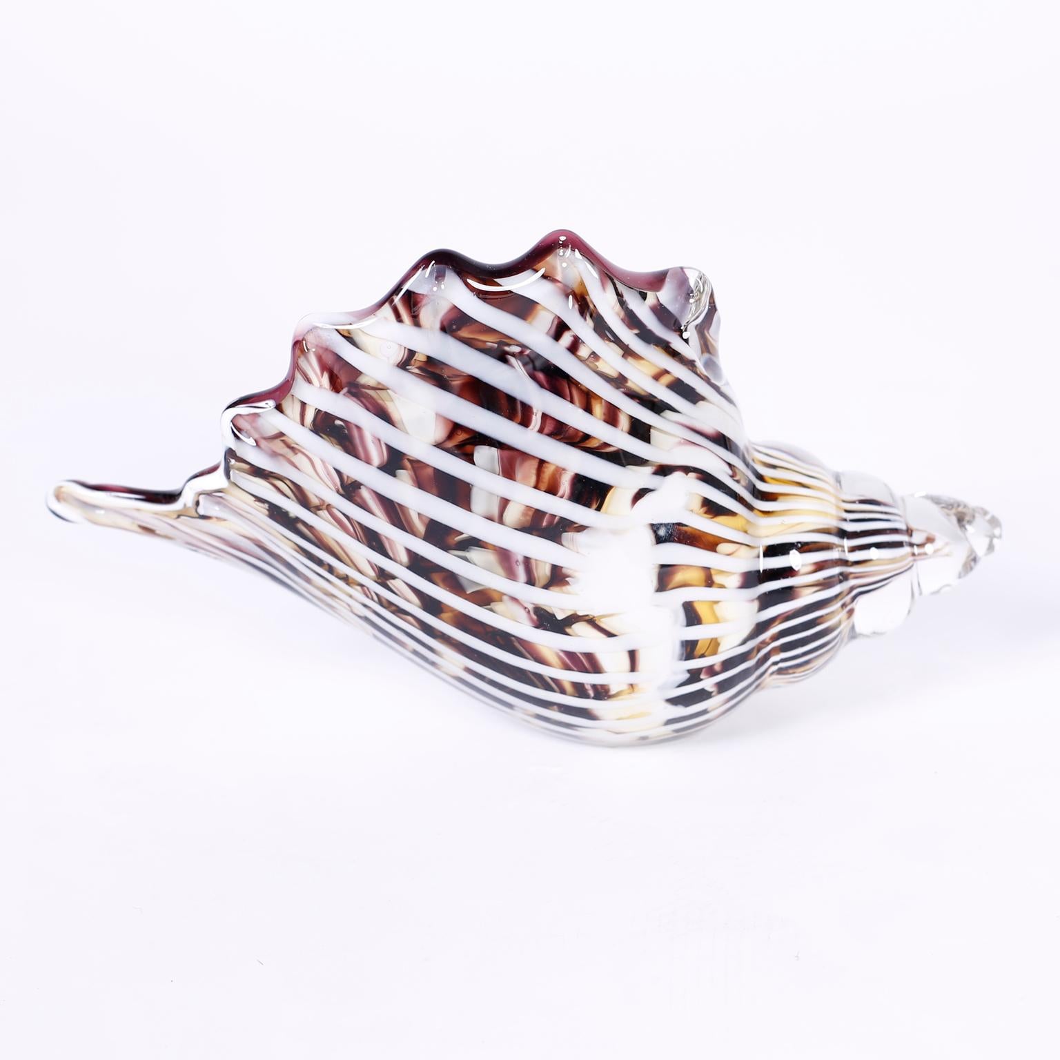 Set of Five Murano Glass Seashells 3
