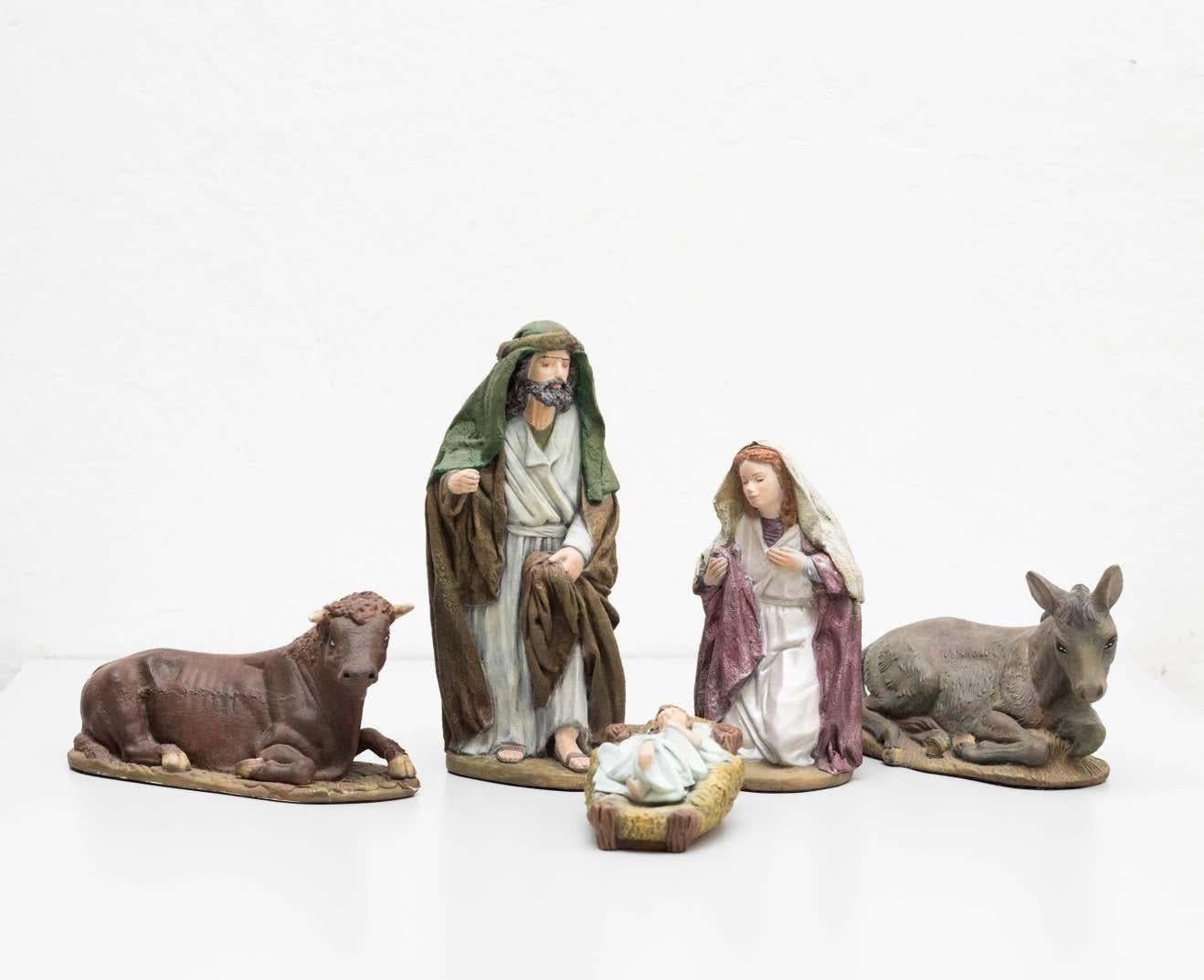 Mid-Century Modern Ensemble de cinq figures de scènes nautiques, 1960 en vente