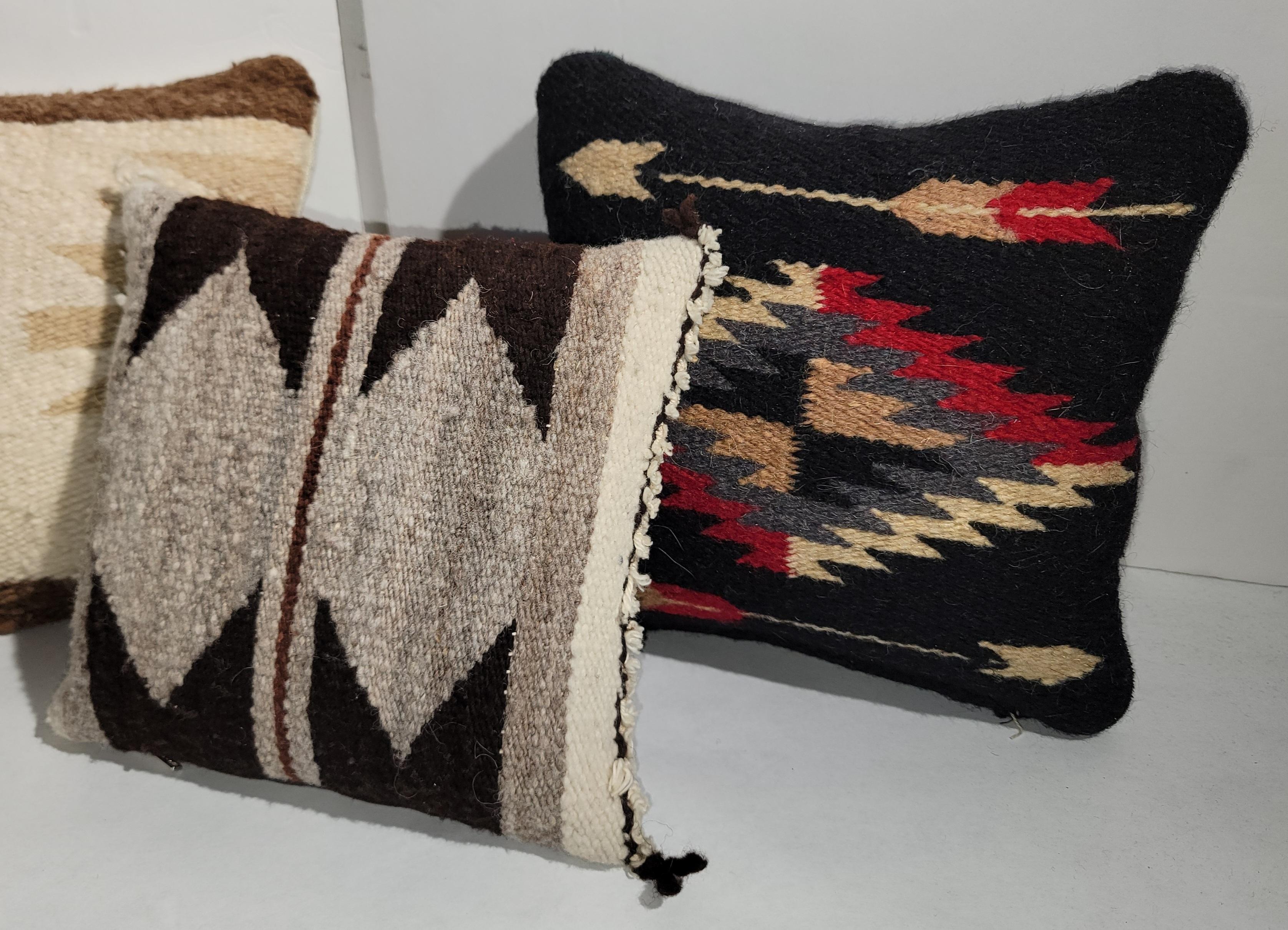 Americano Set di cinque cuscini Navajo Sampler in vendita
