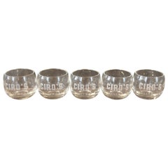 Ensemble de cinq verres Old Fashioned '6oz' de Ciro's Hollywood Barware