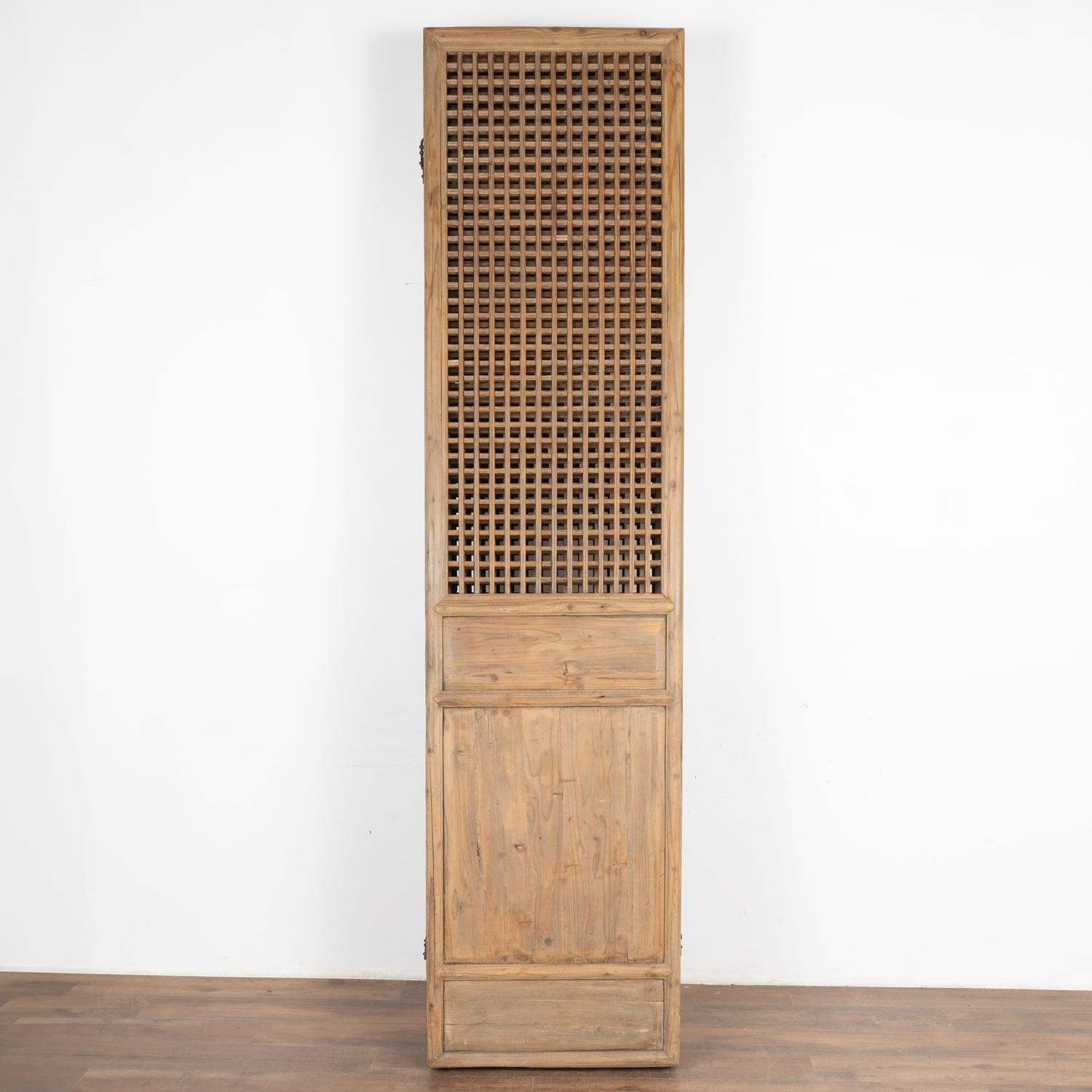 Chinese Export Set of Five Panel Folding Screen Room Divider, China circa 1860-80