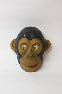 Set of Five Papier Mâché Animal Masks