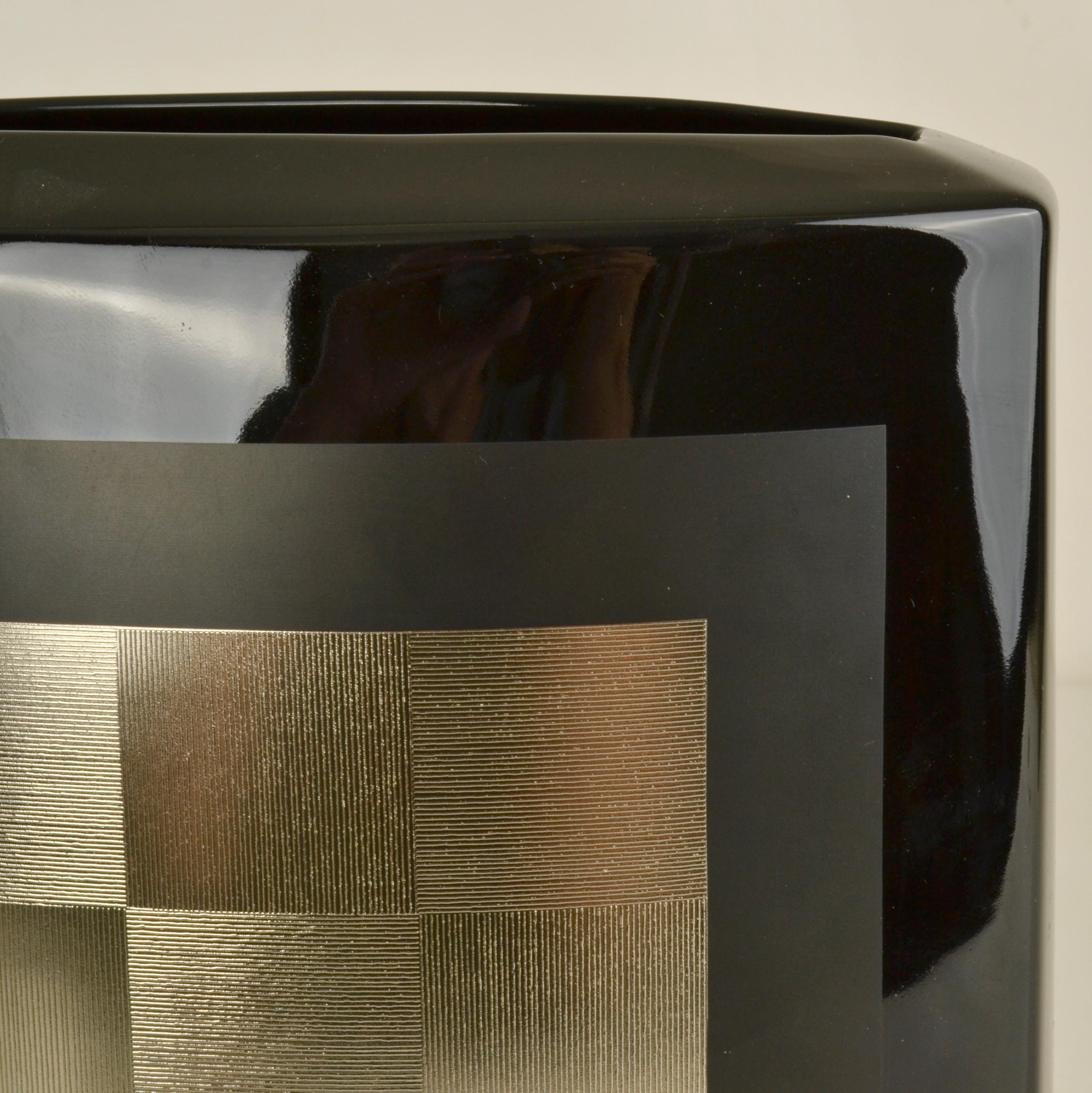 Set of Five Rosenthal Vases Black Studio-Line by Dresler and Treyden For Sale 5