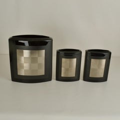 Set of Five Rosenthal Vases Black Studio-Line by Dresler and Treyden